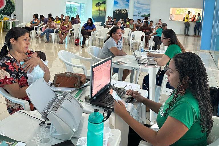 Ação itinerante em Lagoa da Confusão