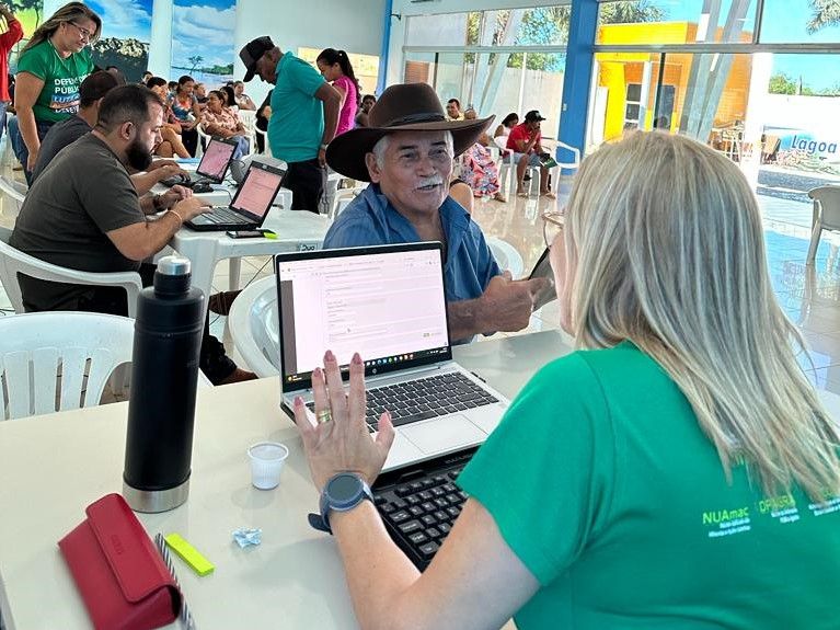Ação itinerante em Lagoa da Confusão