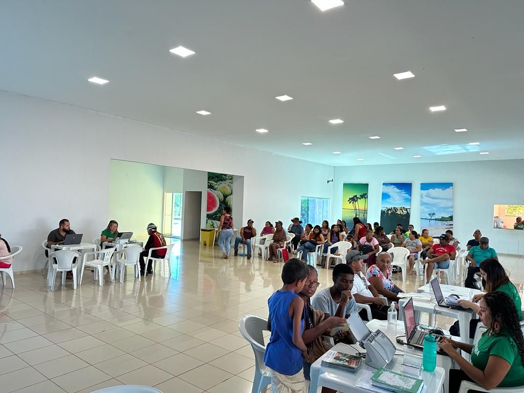 Ação itinerante em Lagoa da Confusão