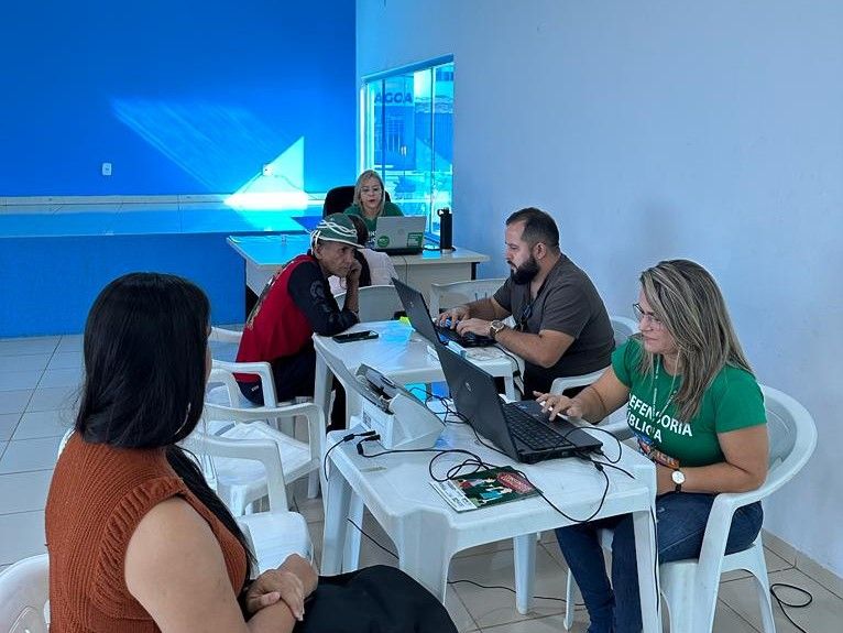 Ação itinerante em Lagoa da Confusão