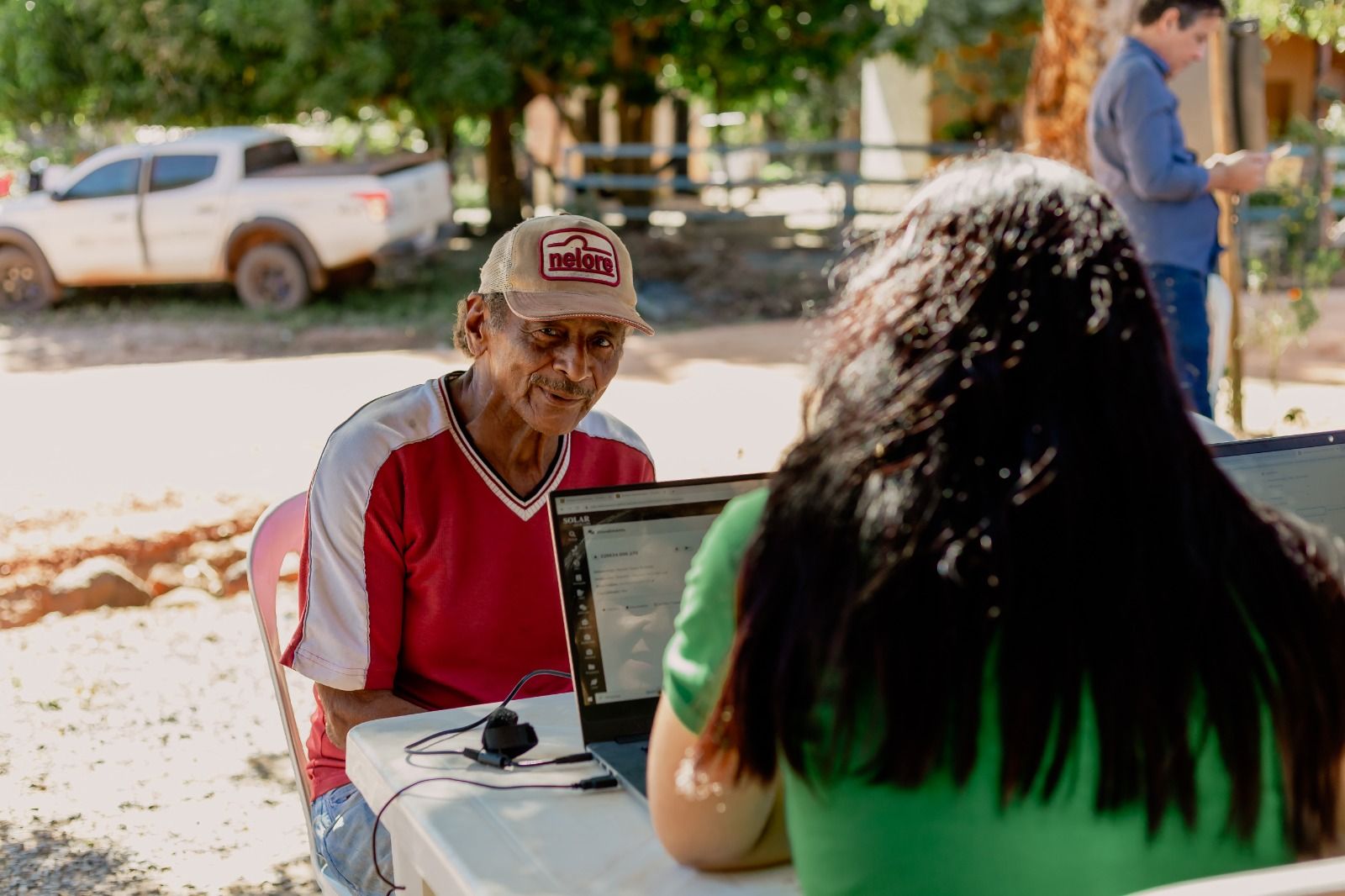 Ação itinerante na comunidade Mumbuca, município de Mateiros, na região do Jalapão