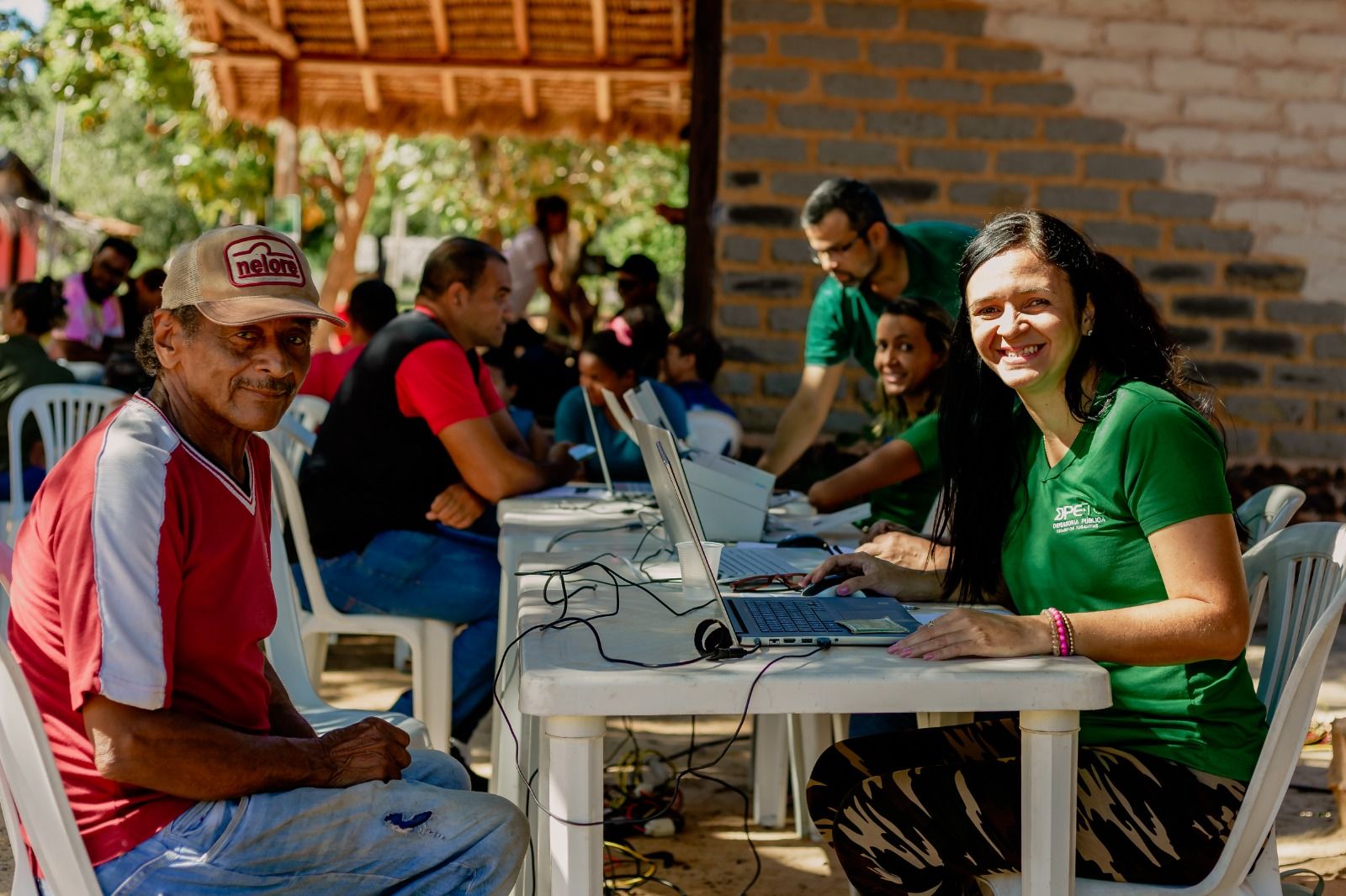 Ação itinerante na comunidade Mumbuca, município de Mateiros, na região do Jalapão