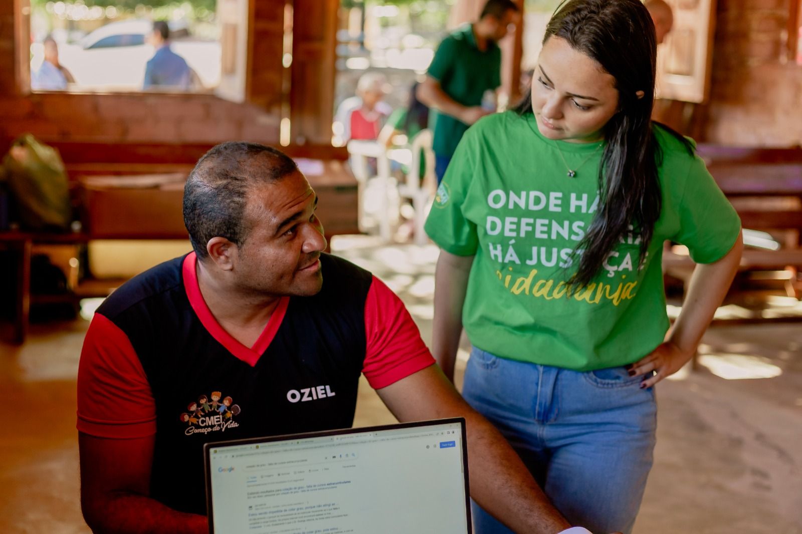 Ação itinerante na comunidade Mumbuca, município de Mateiros, na região do Jalapão