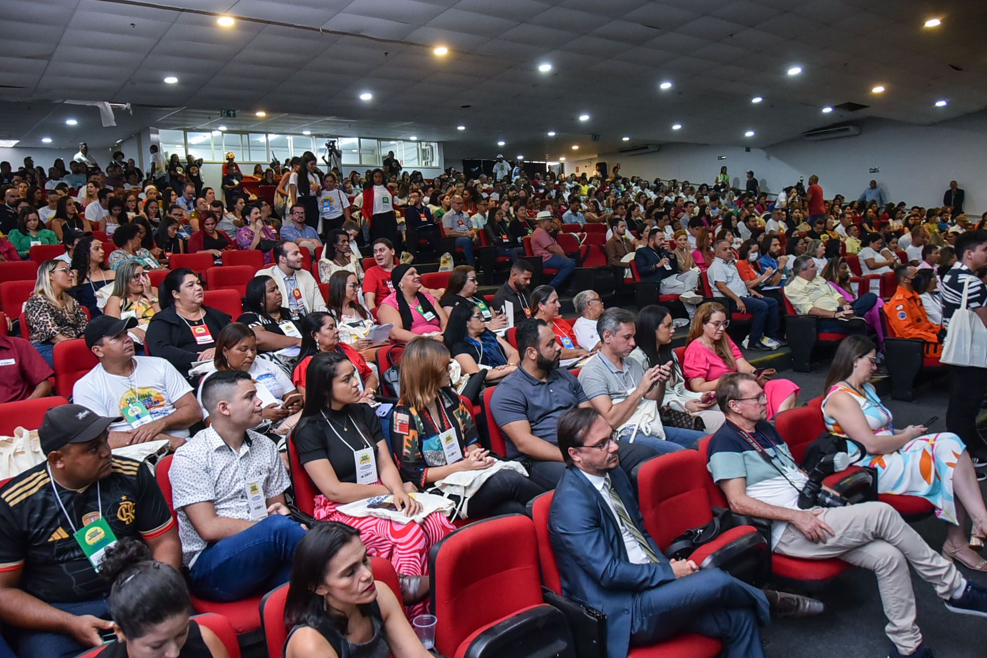 A atividade foi realizada no auditório do Centro de Convenções Parque do Povo, em Palmas