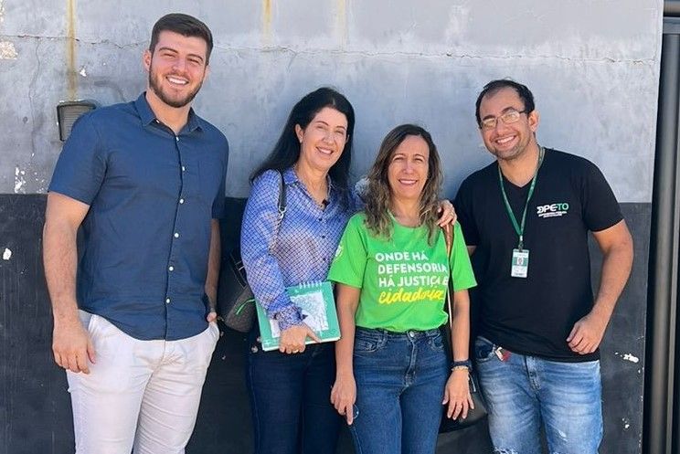 Equipe da DPE-TO que atuou na vistoria da Unidade Penal de Gurupi