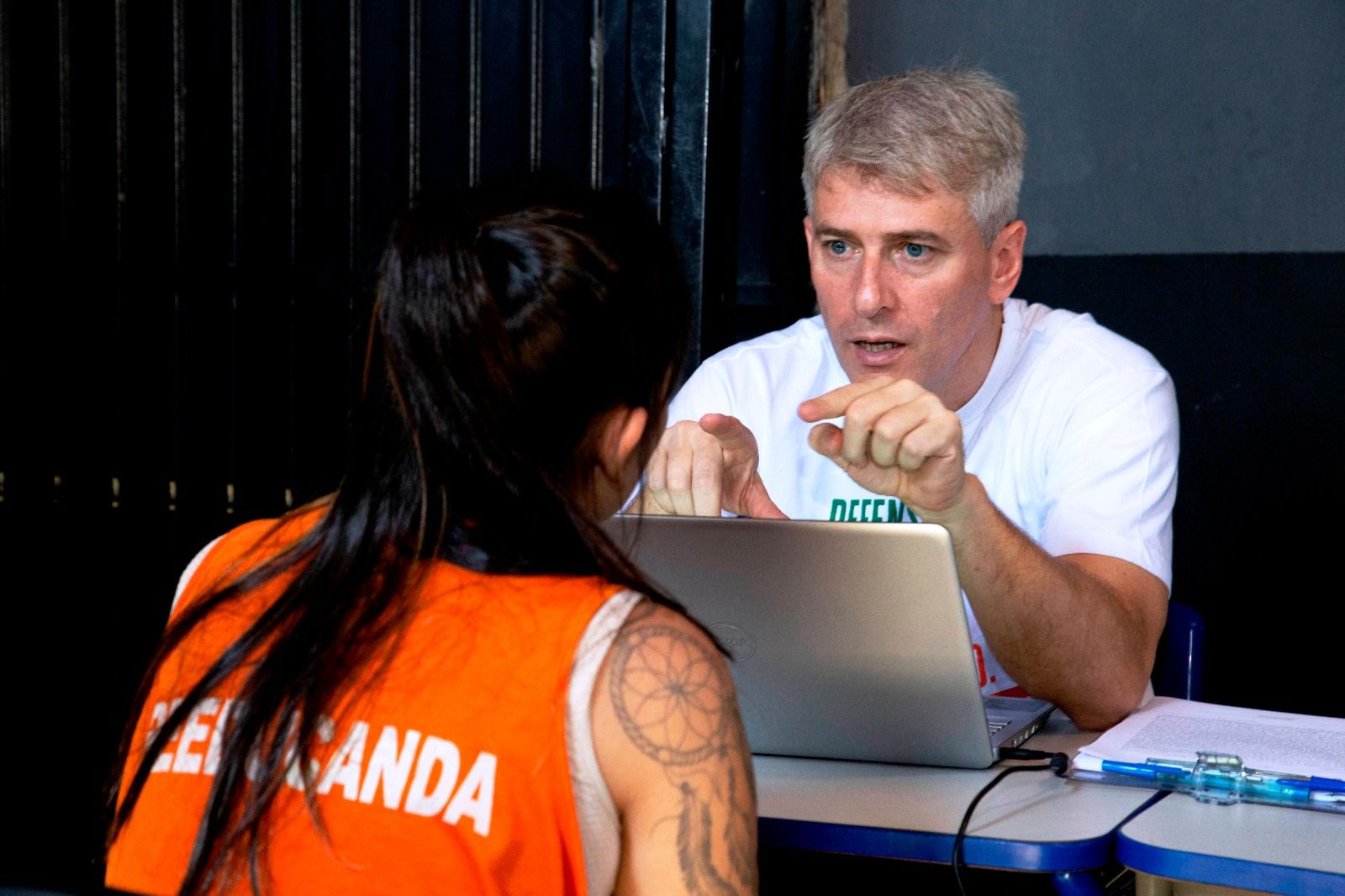 Defensor público Fábio Monteiro fez parte da equipe de atendimento