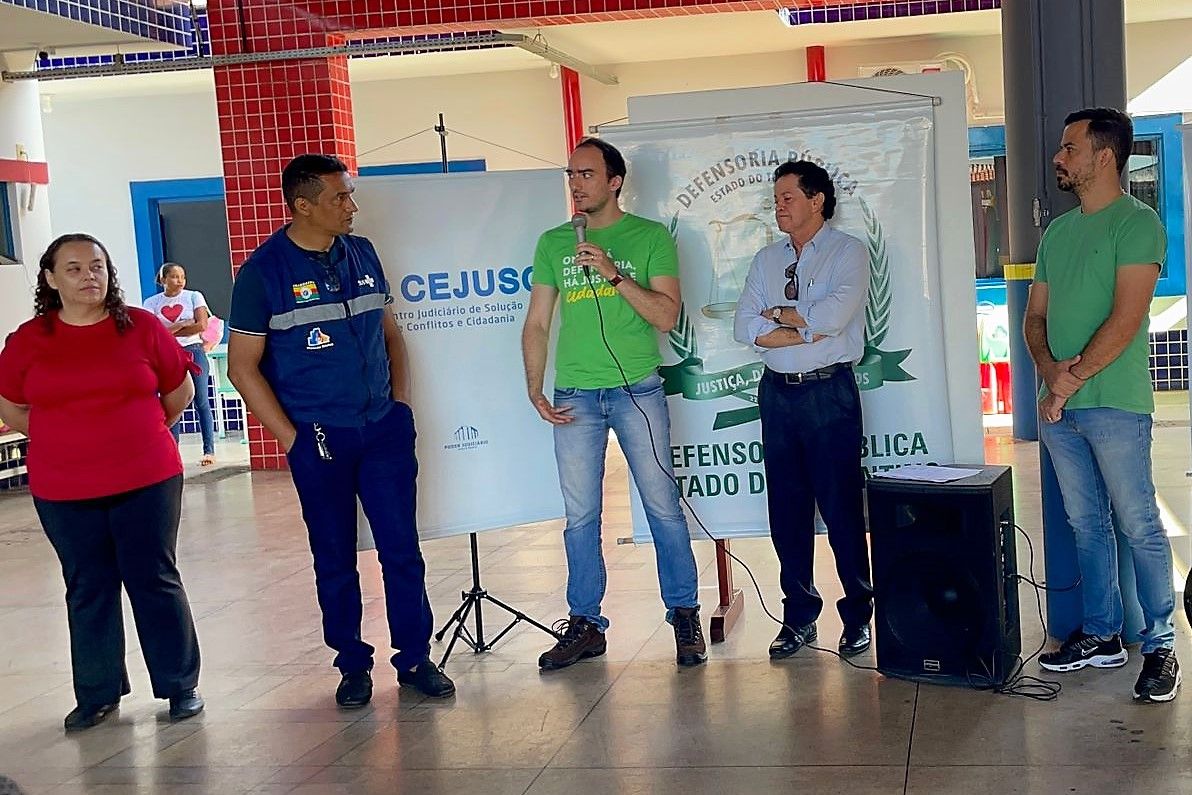 Para Felipe Cury, a Defensoria Pública estar presente na ação vem ao encontro da missão constitucional de proporcionar atendidos jurídico às pessoas hipossuficientes