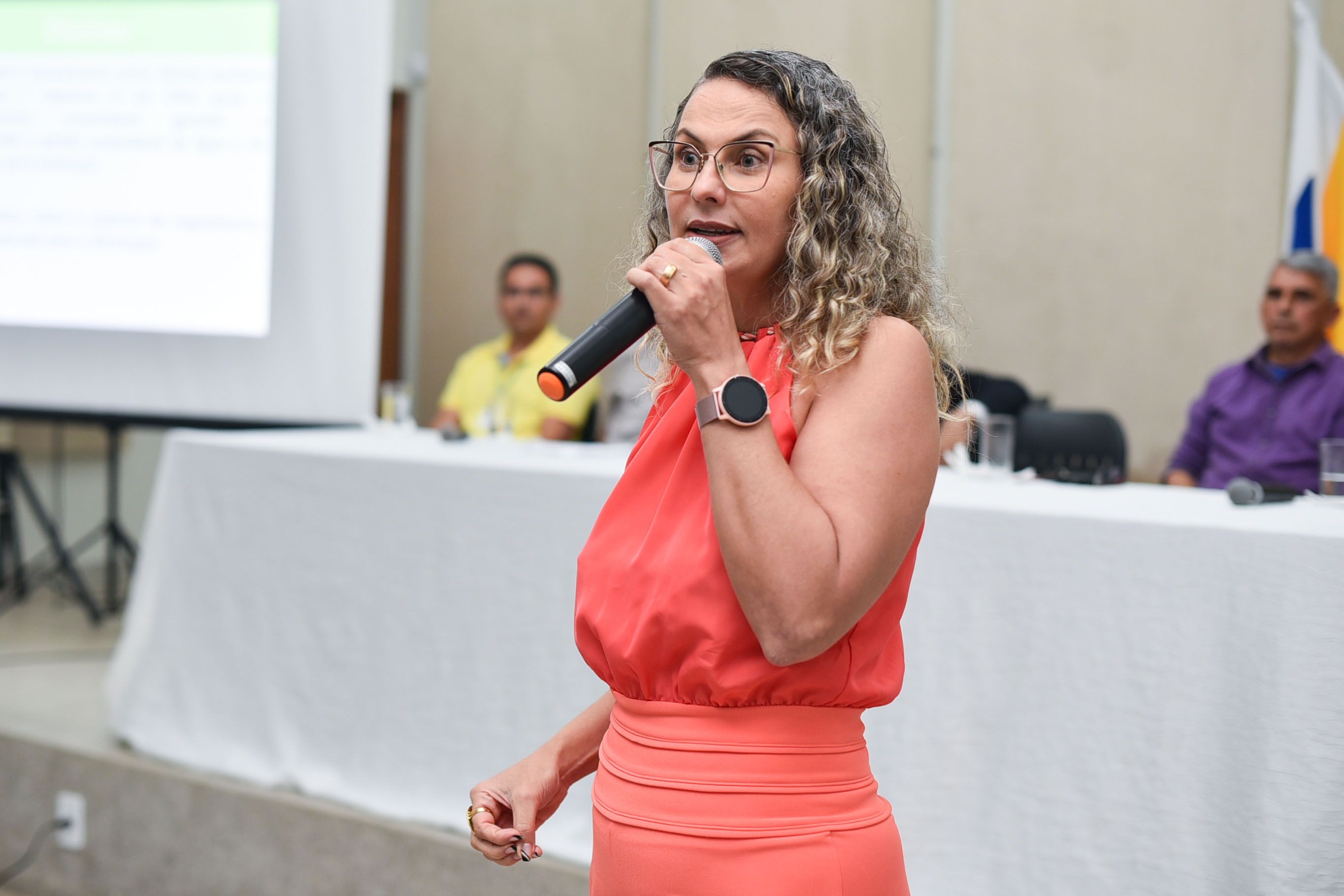 Franciana Di Fátima destacou a importância da audiência pública com um espaço de escuta da população
