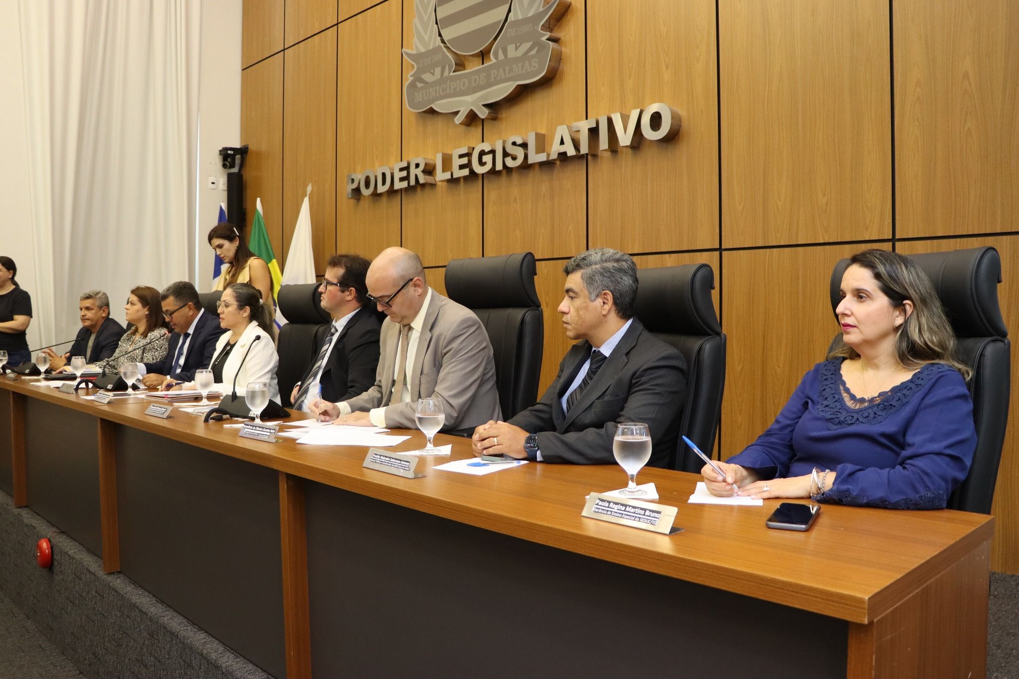 A atividade foi realizada no Plenário Tarcísio Machado da Fonseca da Câmara Municipal de Vereadores da Capital.