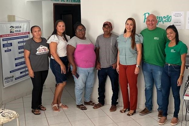 Equipe da DPE-TO e do Conselho Tutelar de Ipueiras