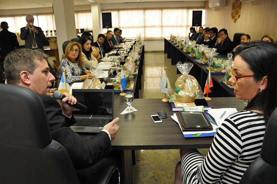 Presidente da ADEPTO, Fábio Monteiro e a  presidente da ANADEP, Patricia Kettermann