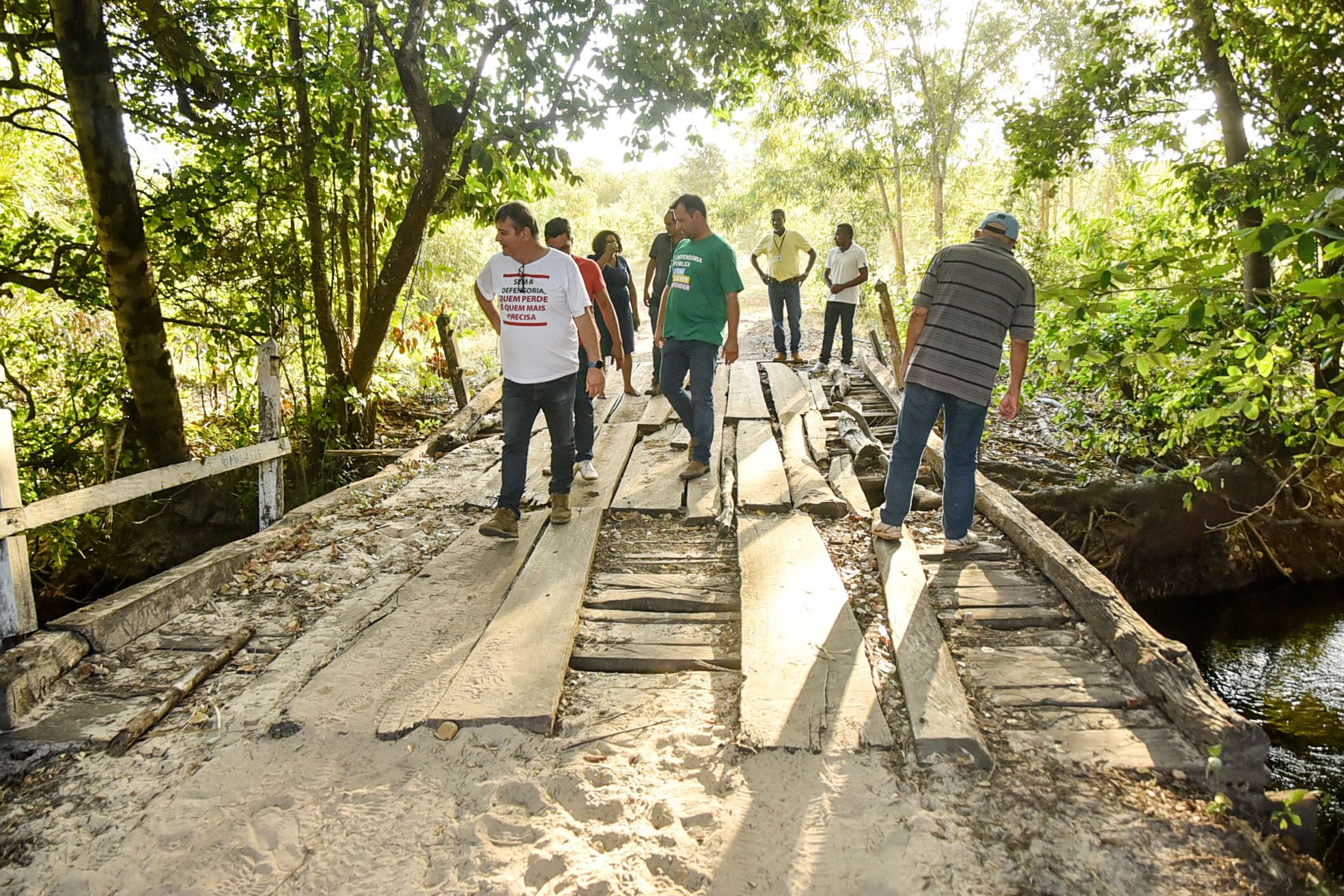 Equipe da DPE vistoriou várias pontes na região do Jalapão