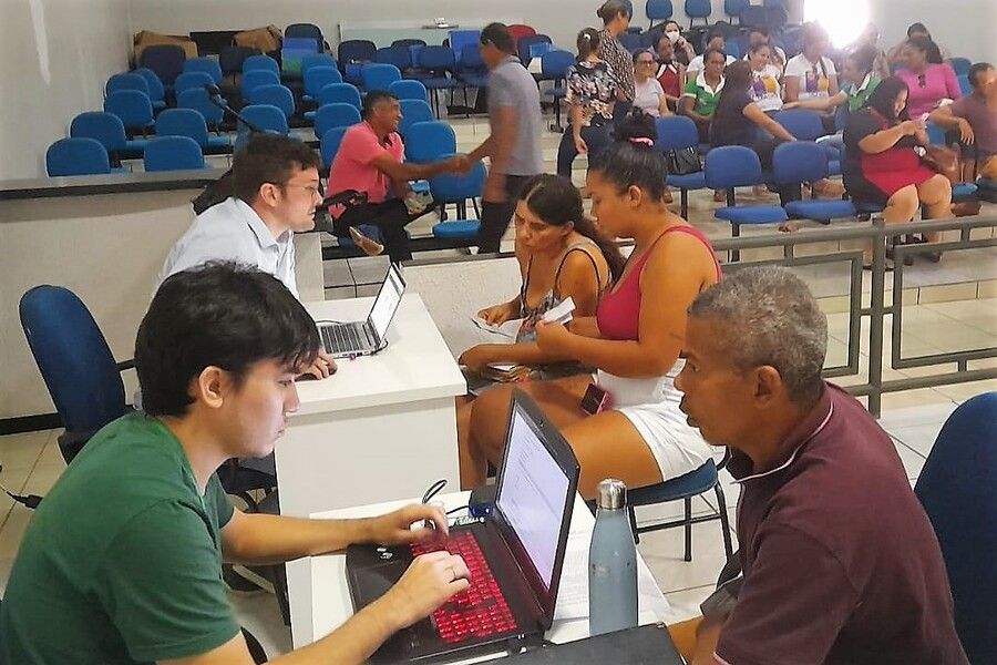 Em Palmeiras do Tocantins, atendimentos foram realizados na Câmara Municipal
