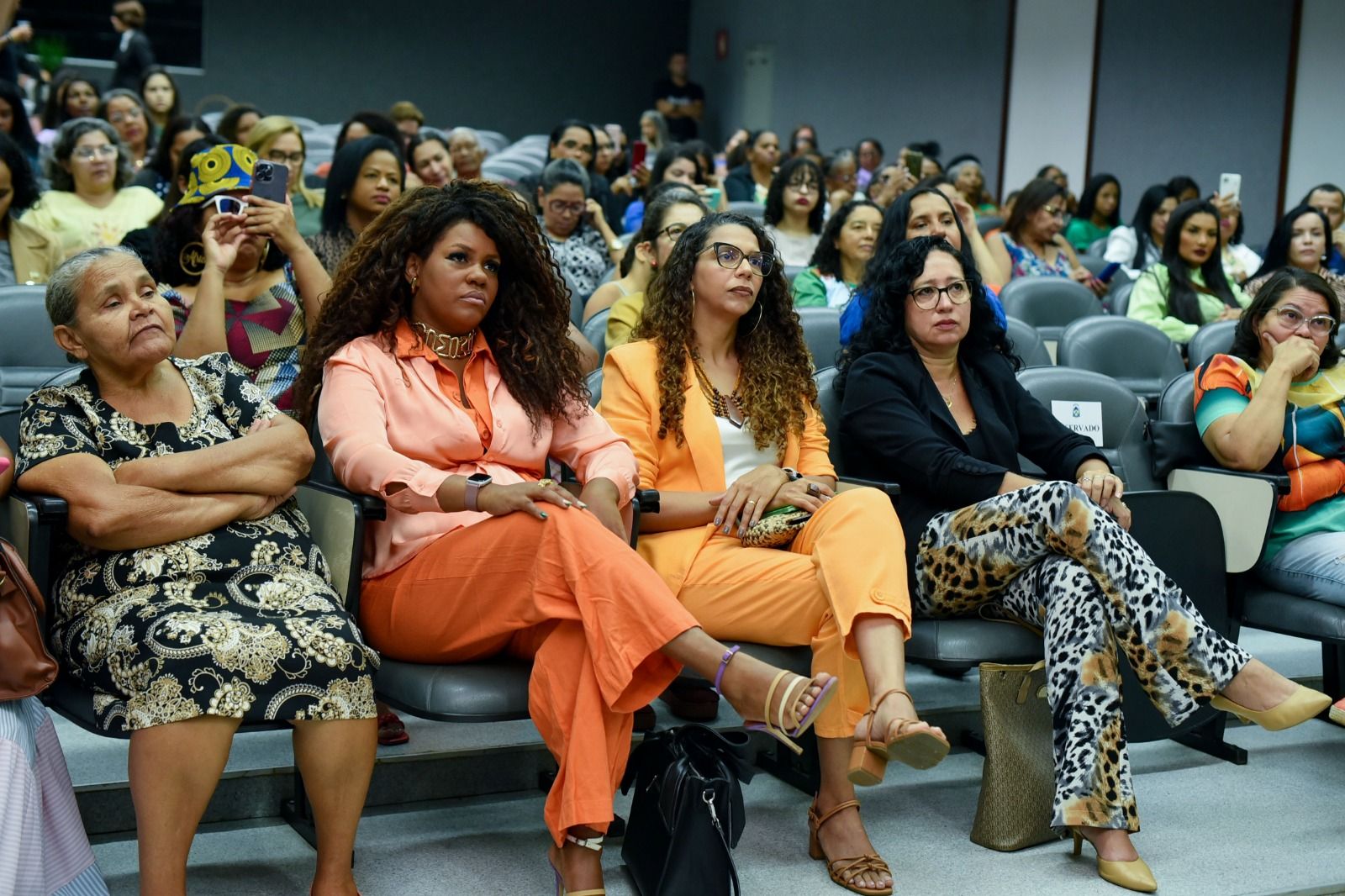 Grandes referências da luta da mulher negra no Tocantins prestigiou e participou da atividade desenvolvida no auditório da Aleto