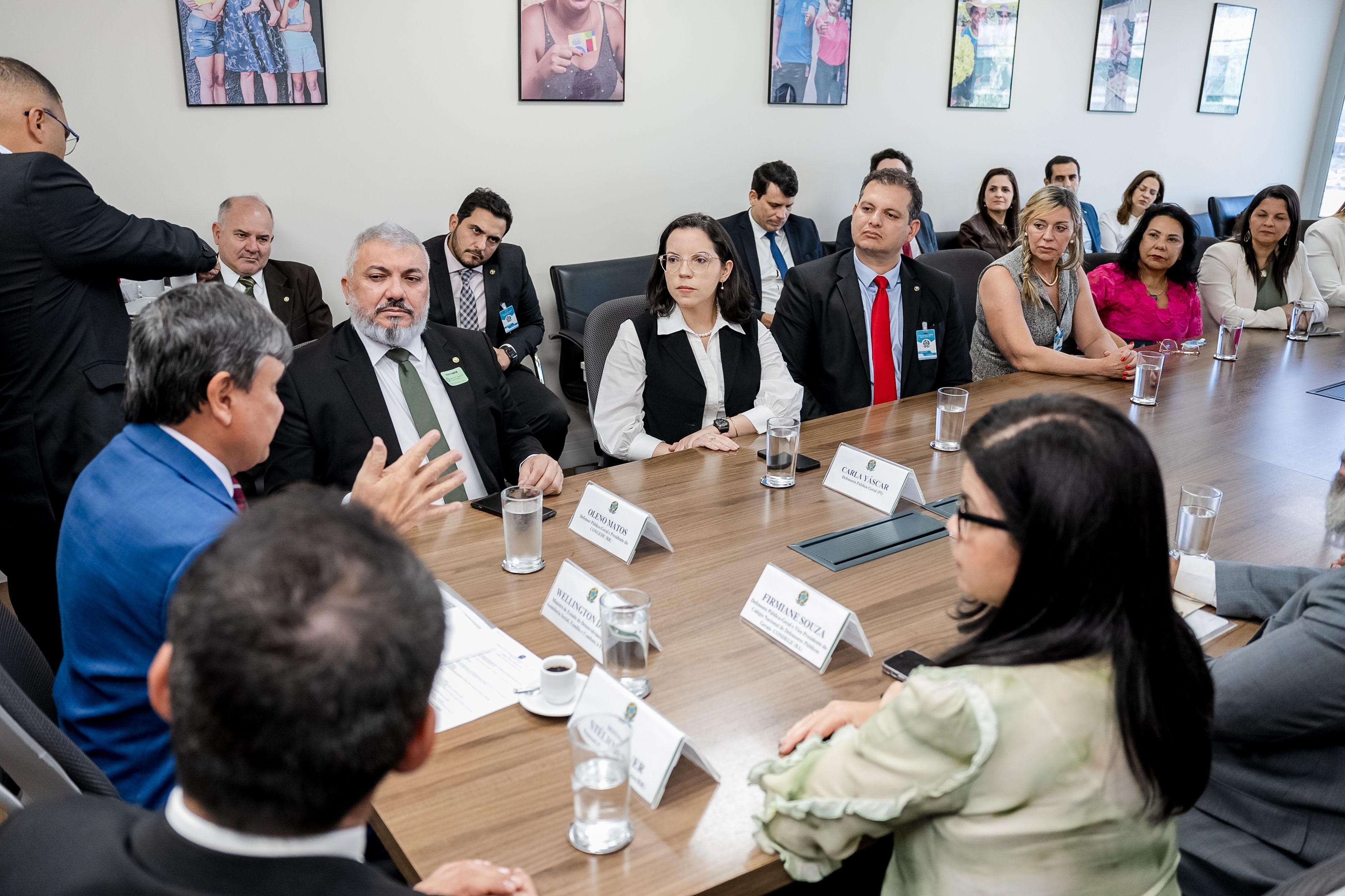 Reunião foi realizada na sede do Ministério do Desenvolvimento  e Assistência Social, Família e Combate a Fome