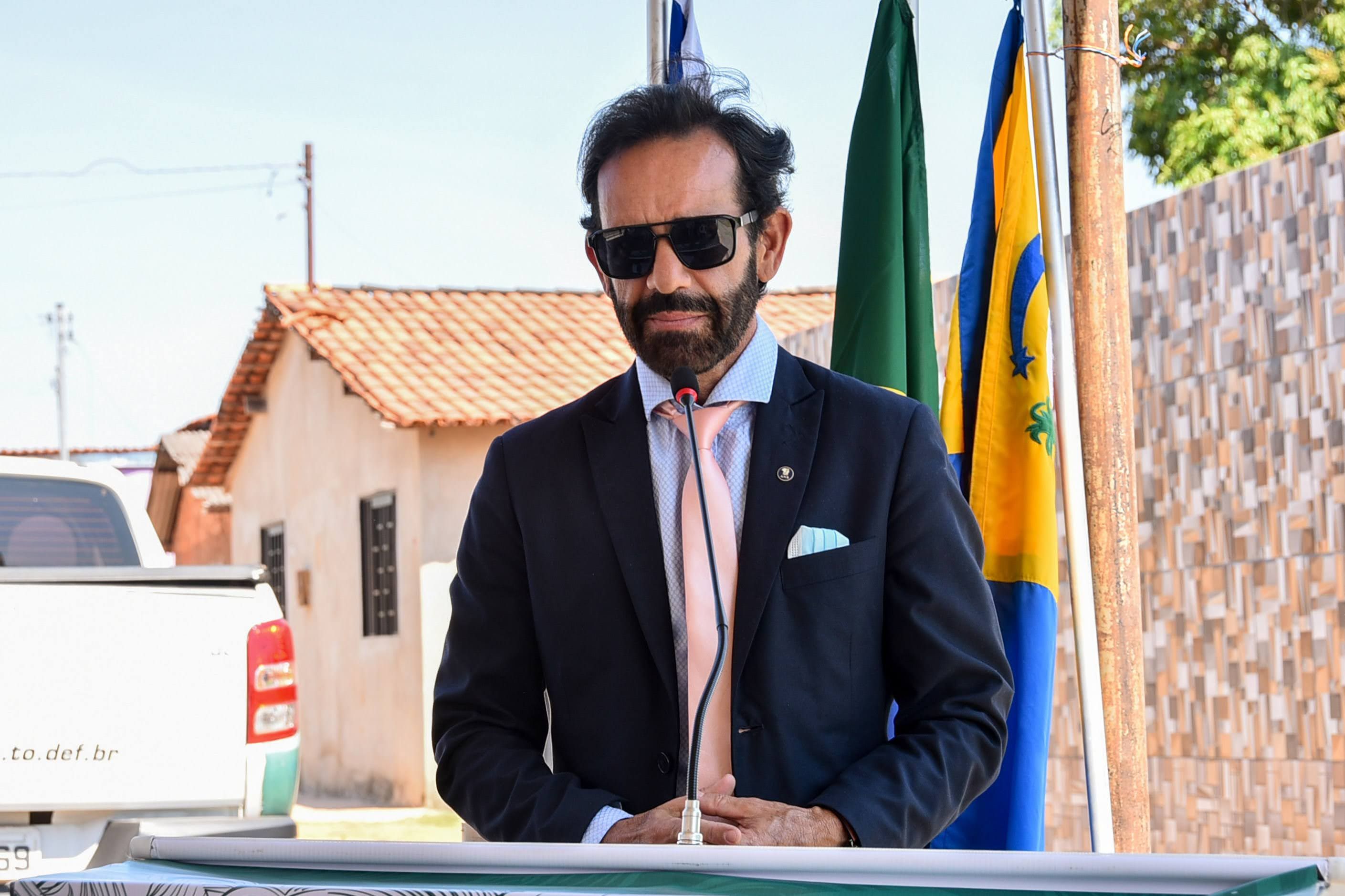 O juiz de Direito da comarca de Wanderlândia, José Carlos Ferreira Machado, durante o evento