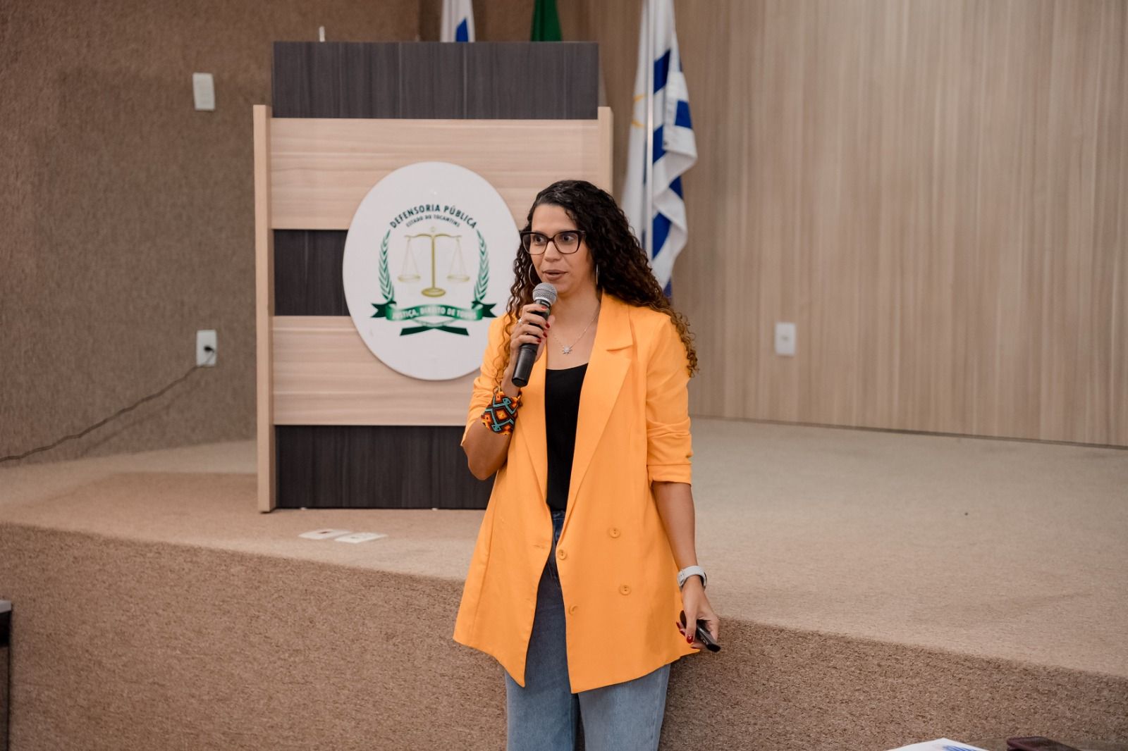 Denize Souza Leite falou sobre seu trabalho científico que tem como tema “Audiência de Custódia enquanto garantia de Direitos Humanos: possibilidade de acesso à proteção social para pessoas negras”