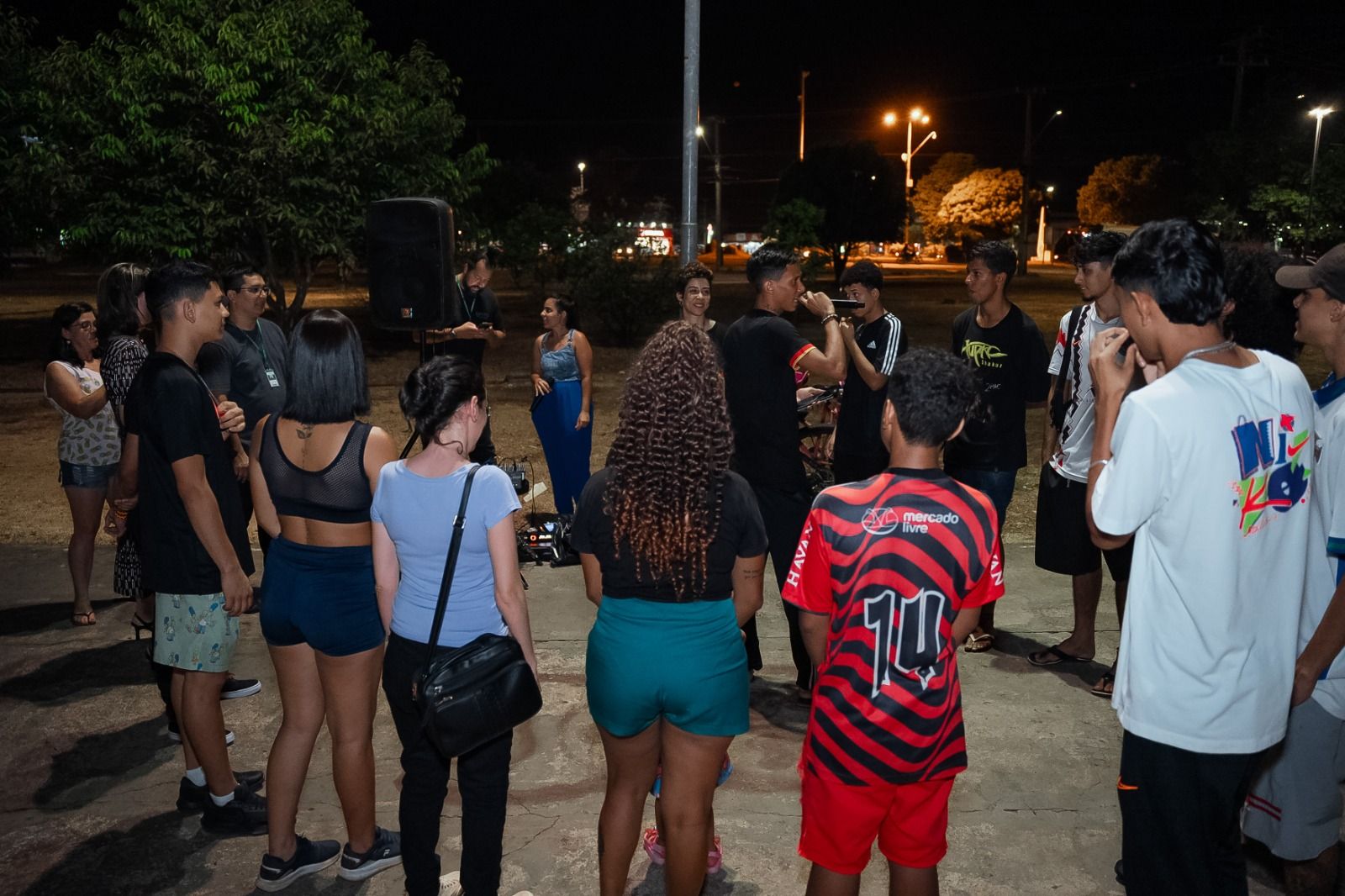 Atividade também contou com uma roda de conversa com os jovens