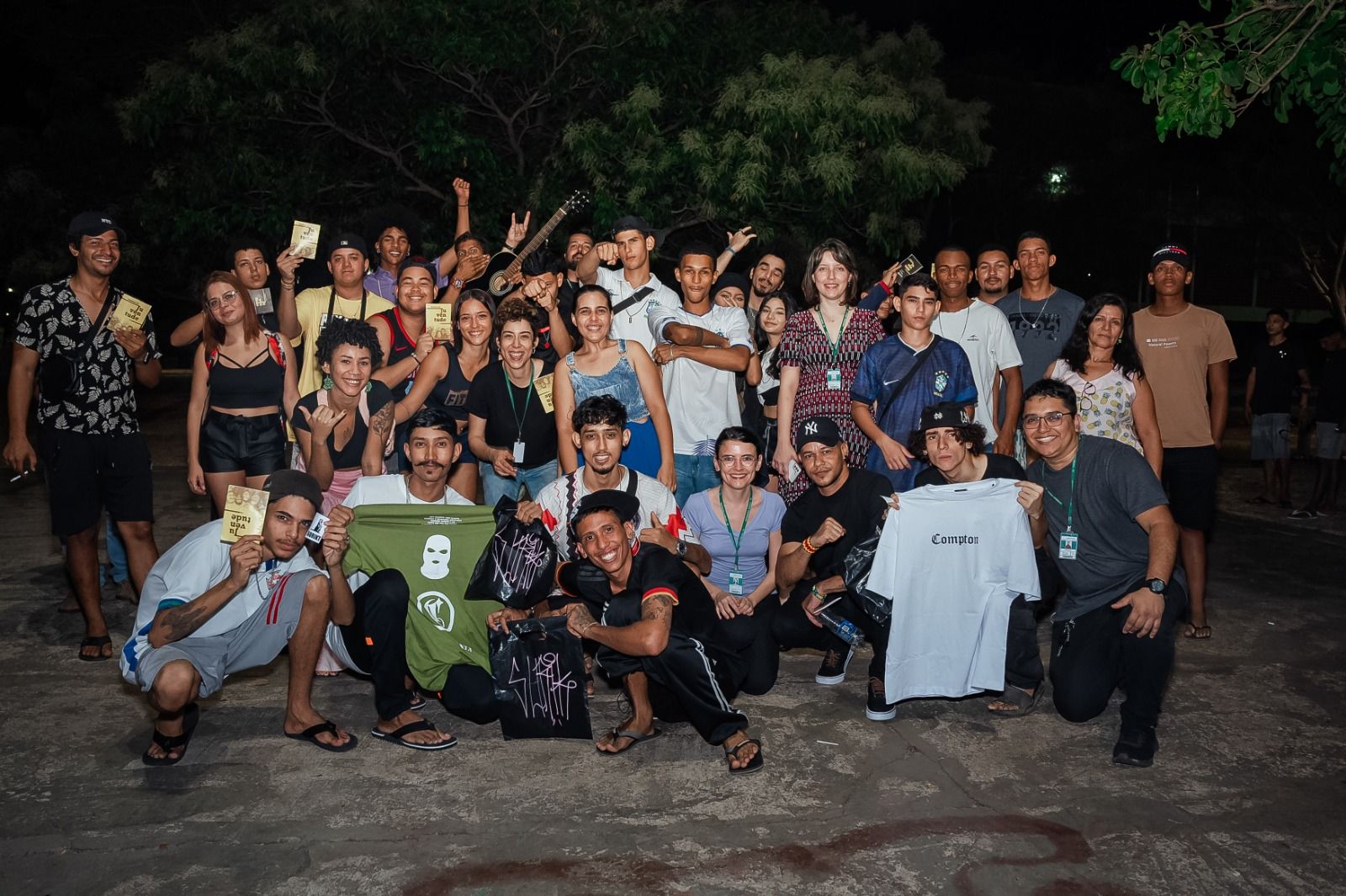 Galera que participou da atividade promovida pela Defensoria Pública