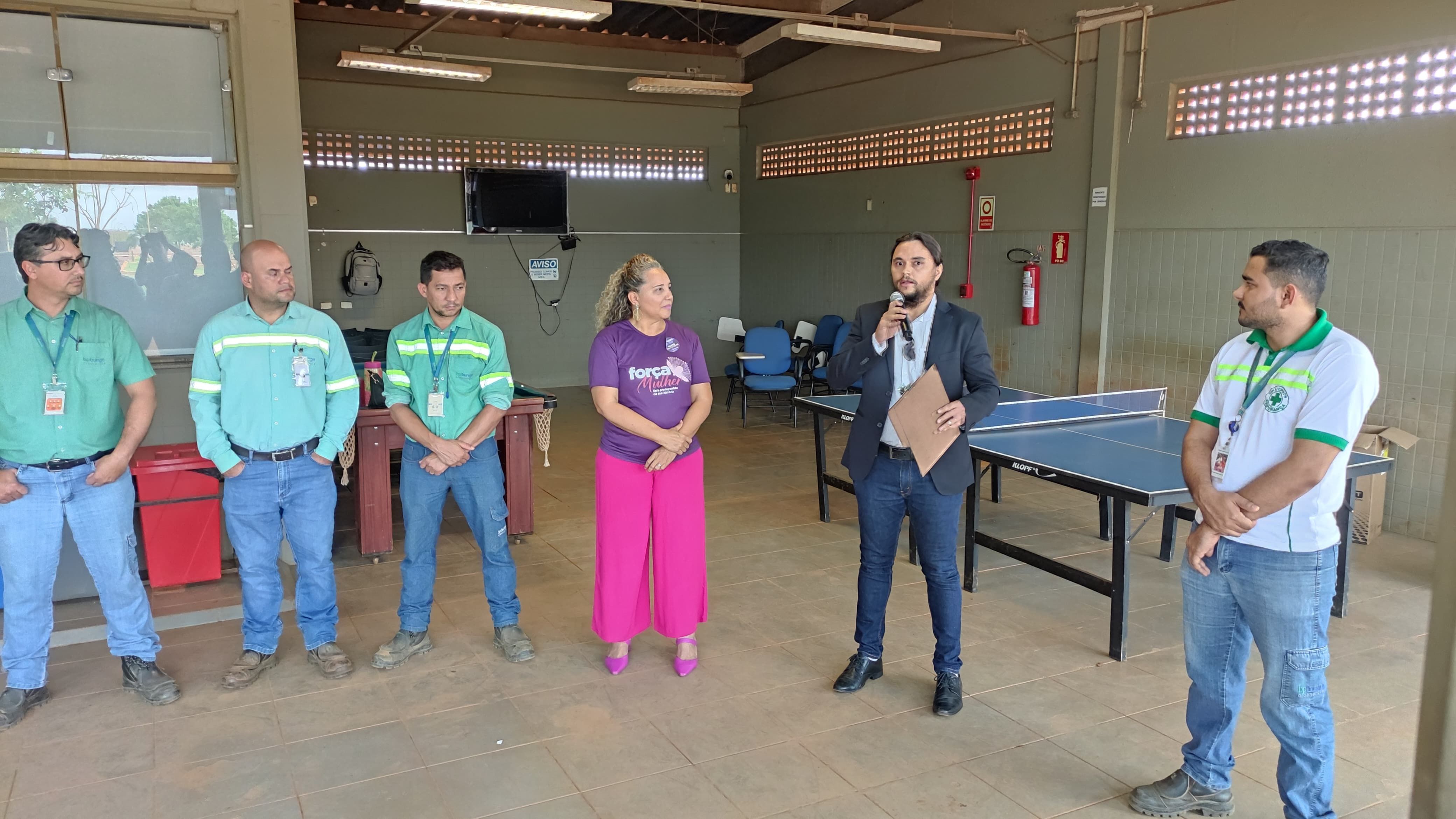 Defensor público Dianslei Gonçalves Santana esteve na Bunge em Pedro Afonso