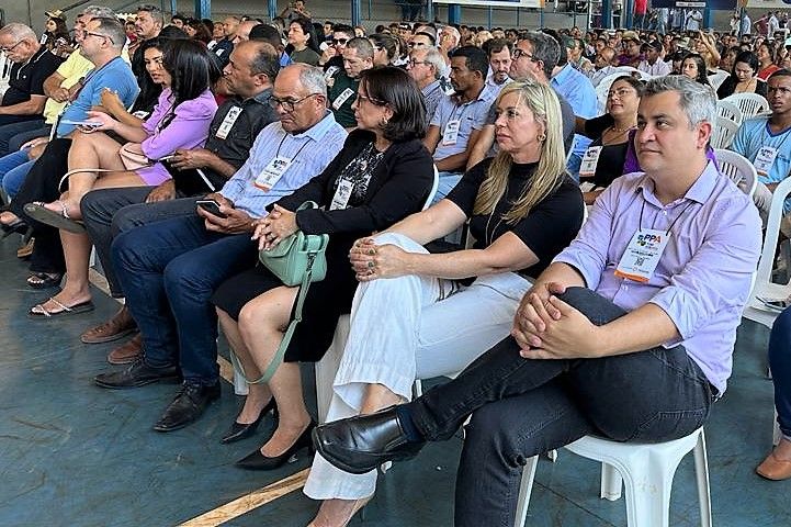 Estellamaris Postal e Pedro Alexandre representaram a Administração Superior da DPE-TO na abertura dos trabalhos