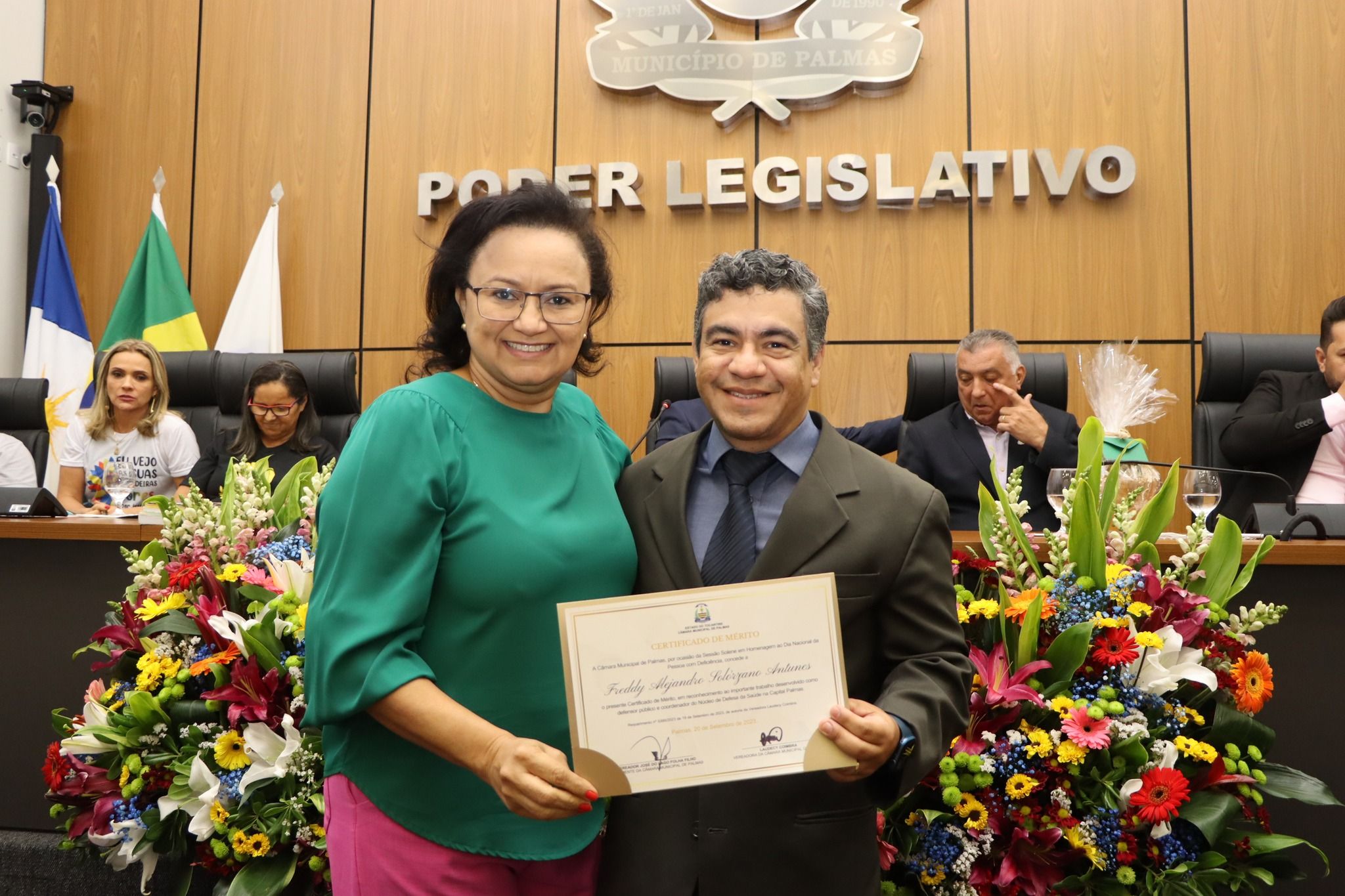 Freedy Alejandro foi homenageado pela atuação do Nusa