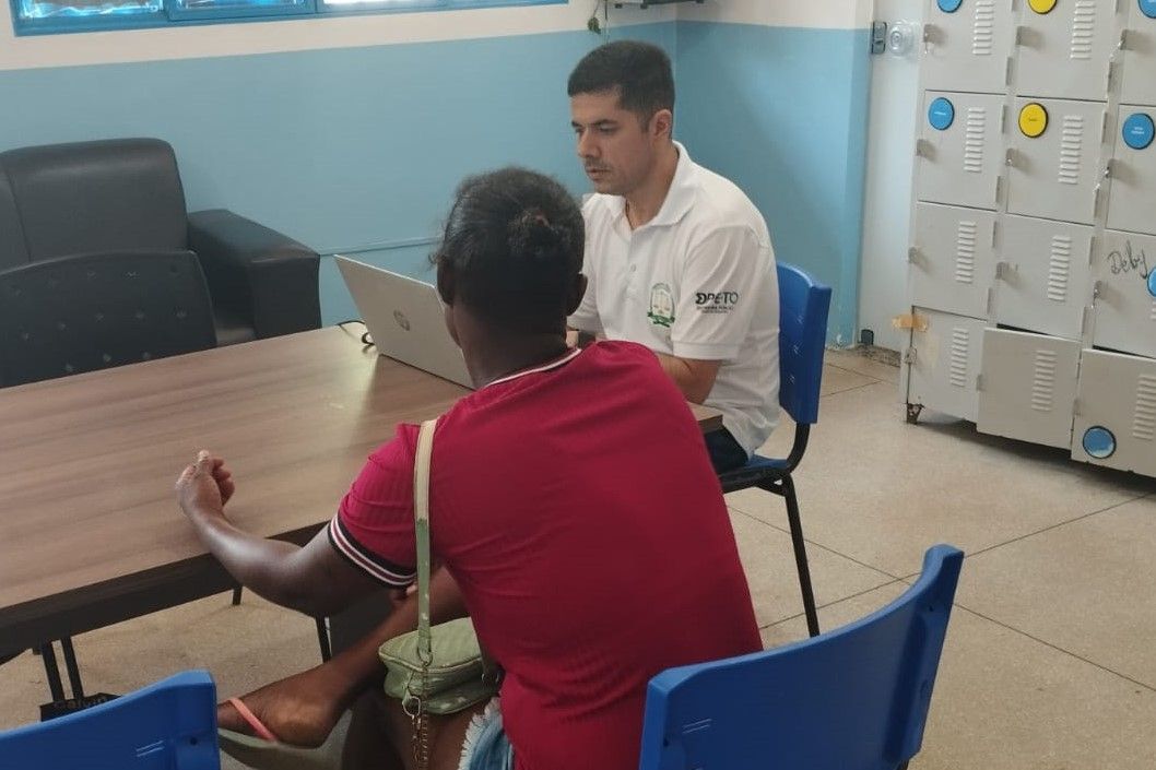 Durante a ação foram atendidas pessoas com perfil de assistida da Instituição