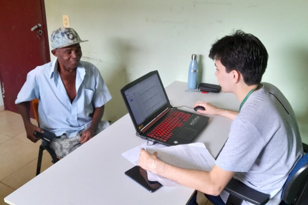Assistido buscou por atendimento no itinerante