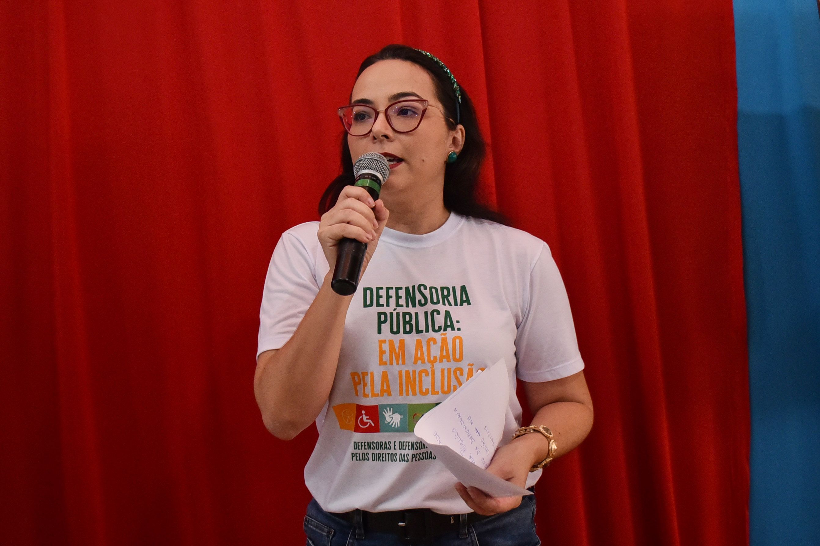 Defensora pública Karla Letícia de Araújo Nogueira, afirmou que essa iniciativa possibilita uma conexão ainda mais forte com o público-alvo da Defensoria Pública