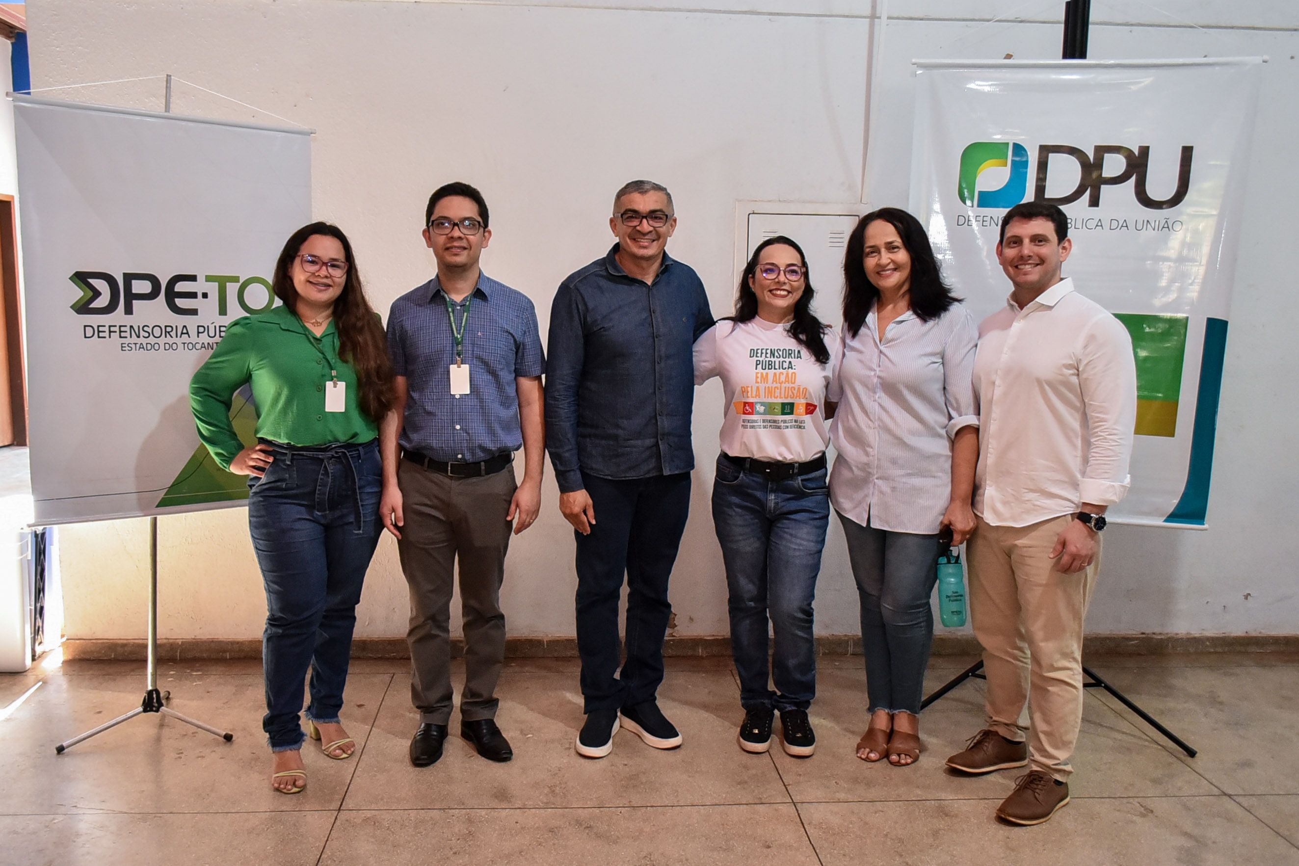 Equipe da DPE-TO que atuou na ação