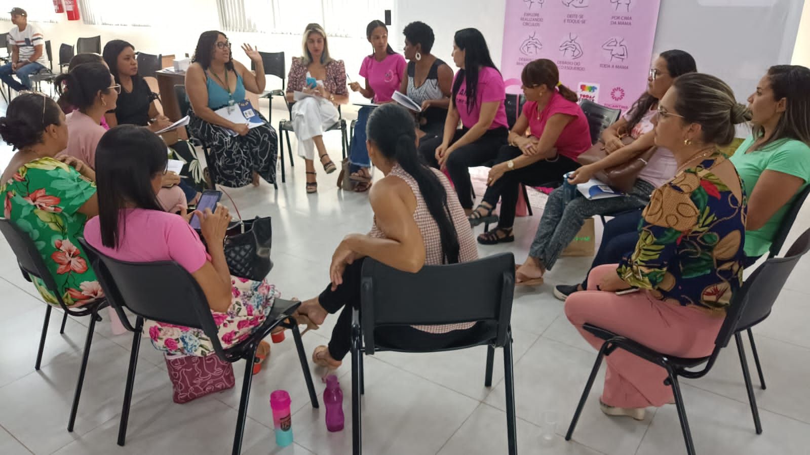 Assessora do Nuamac de Dianópolis Marilene Barbosa participou do espaço de debates do fórum