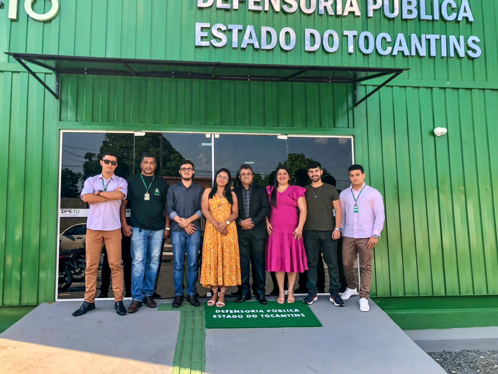 Equipe da Corregedoria com profissionais da DPE-TO em Wanderlândia