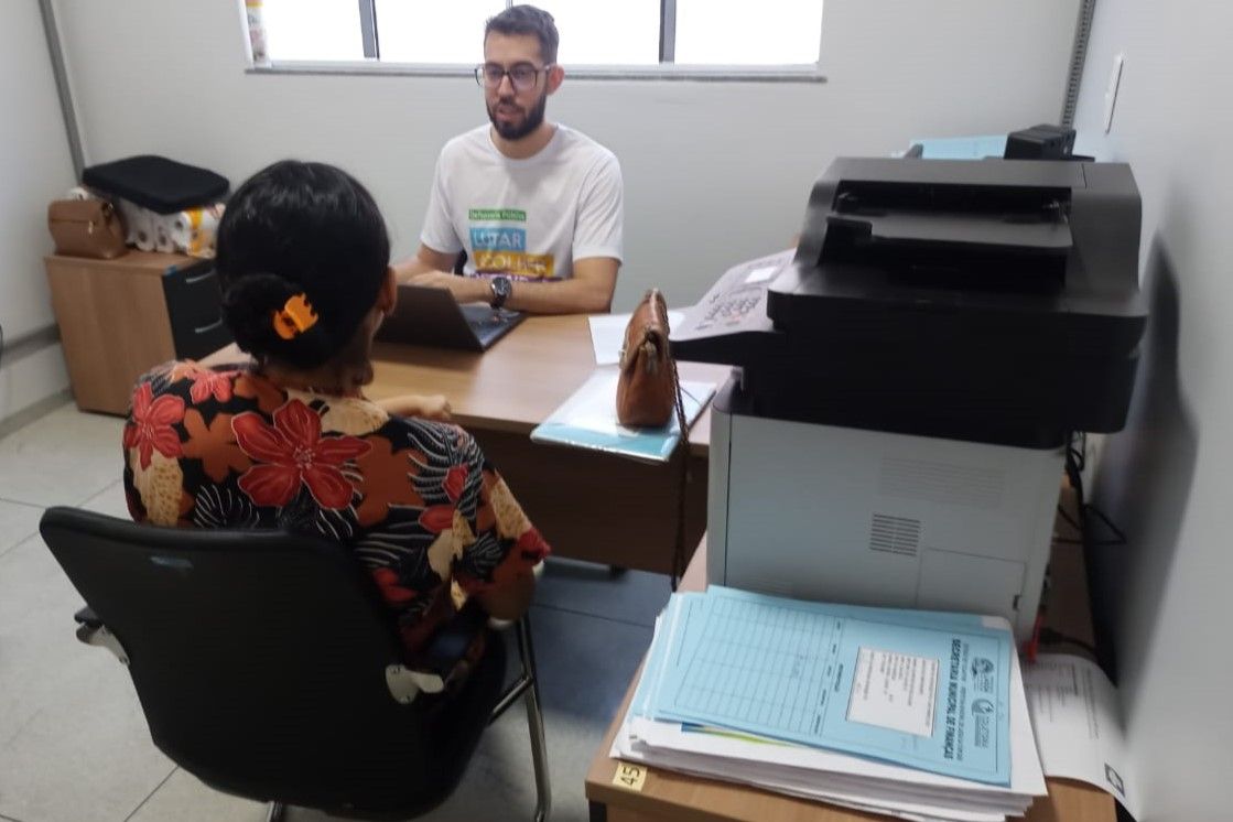 Equipe da DPE-TO de Paraíso do Tocantins atuou no itinerante em Lagoa da Confusão