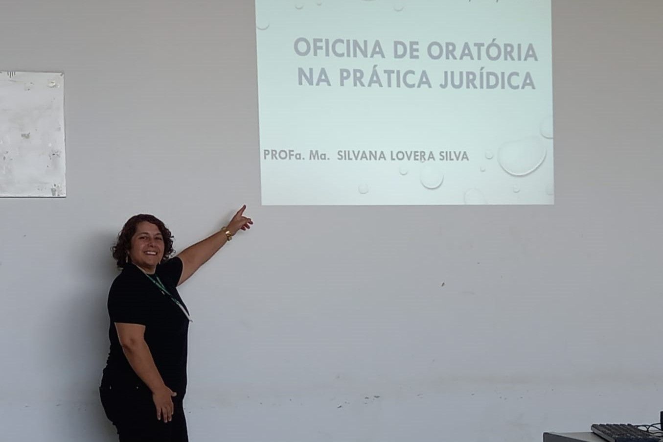 Silvana Lovera Silva abordou a prática da oratória