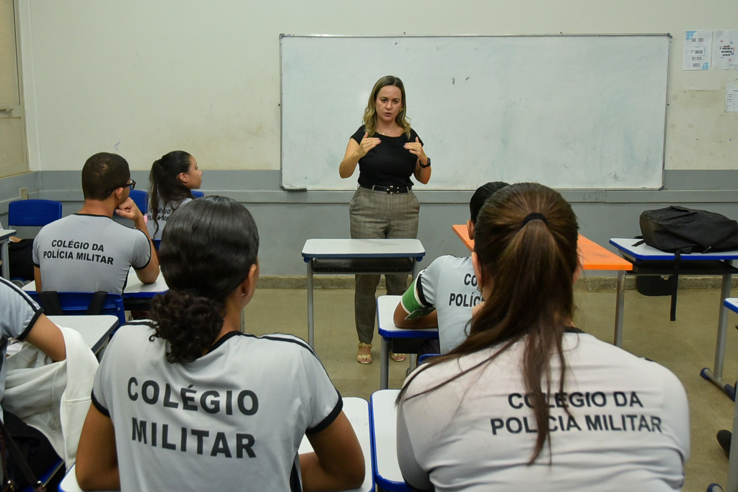De acordo com Pollyana Lopes, o momento foi importante para expor às(aos) estudantes a importância de serem vigilantes no combate a todo tipo de violência e bullying