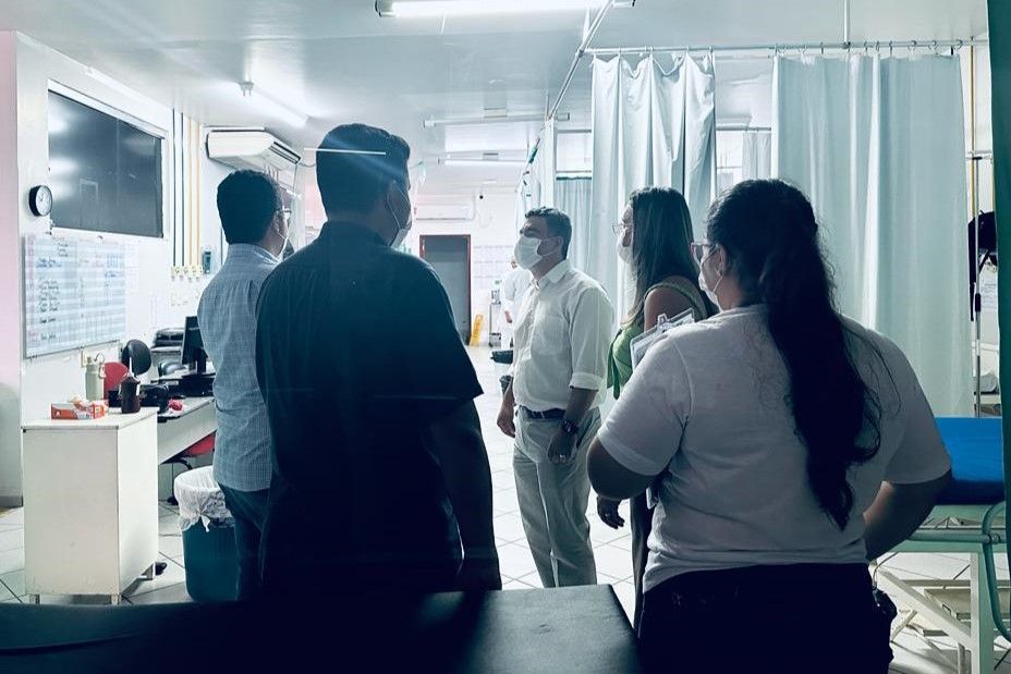 No HRG, equipe da DPE avaliou como está a prestação dos serviço em várias alas do hospital
