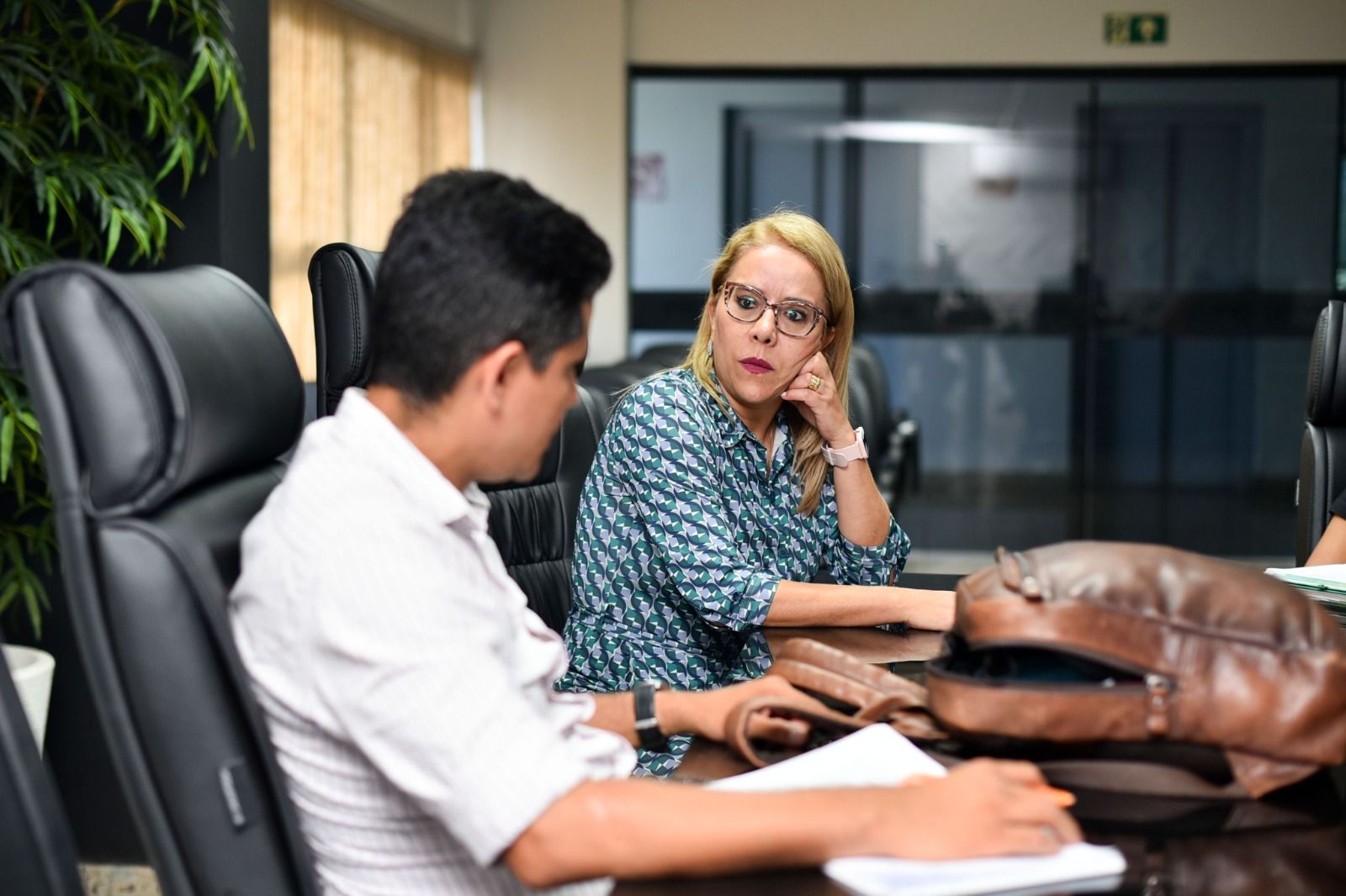 Defensora Pública, Letícia Amorim, acolheu as demandas apresentadas na ocasião
