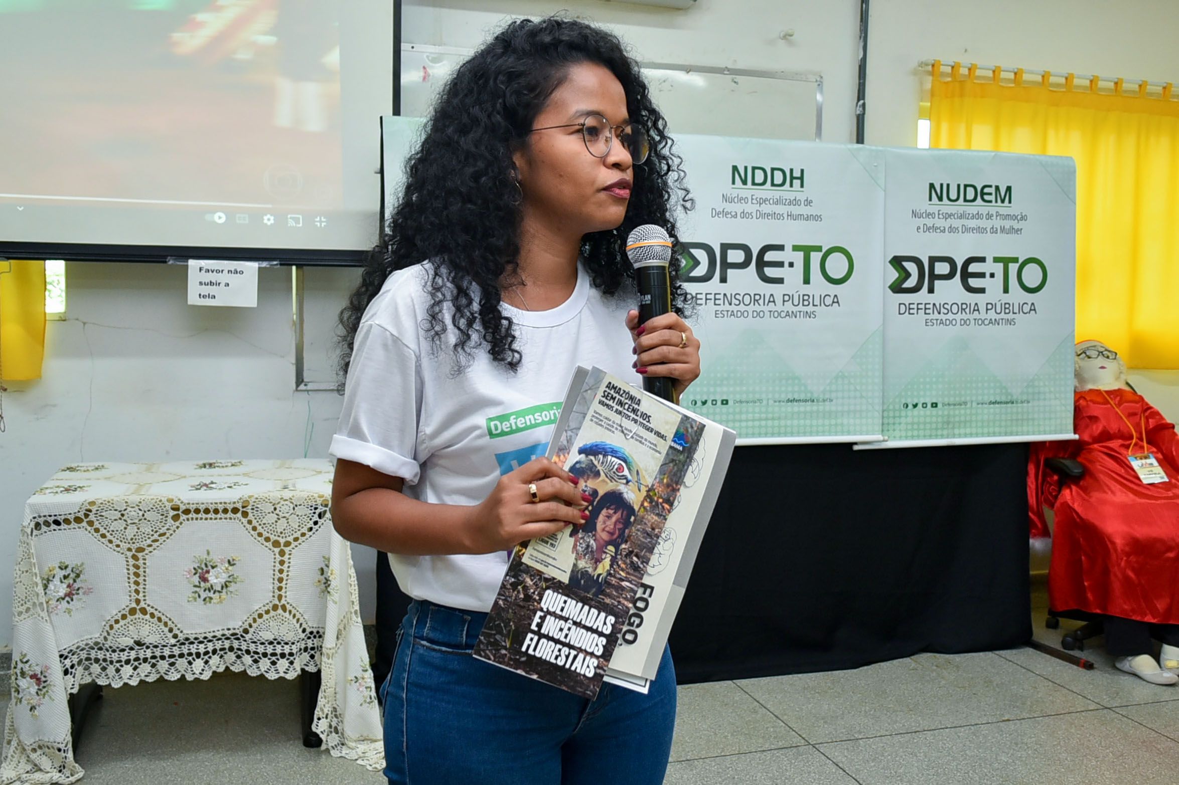 Assessora do Nucora, Aline Sousa, falou sobre o papel do Nucora