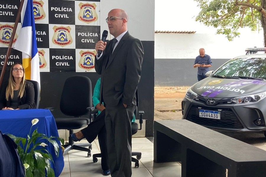 Sandro Ferreira lembrou que a entrega da viatura representa o cumprimento de um compromisso da Secretaria firmado com a Defensoria Pública ainda em 2023
