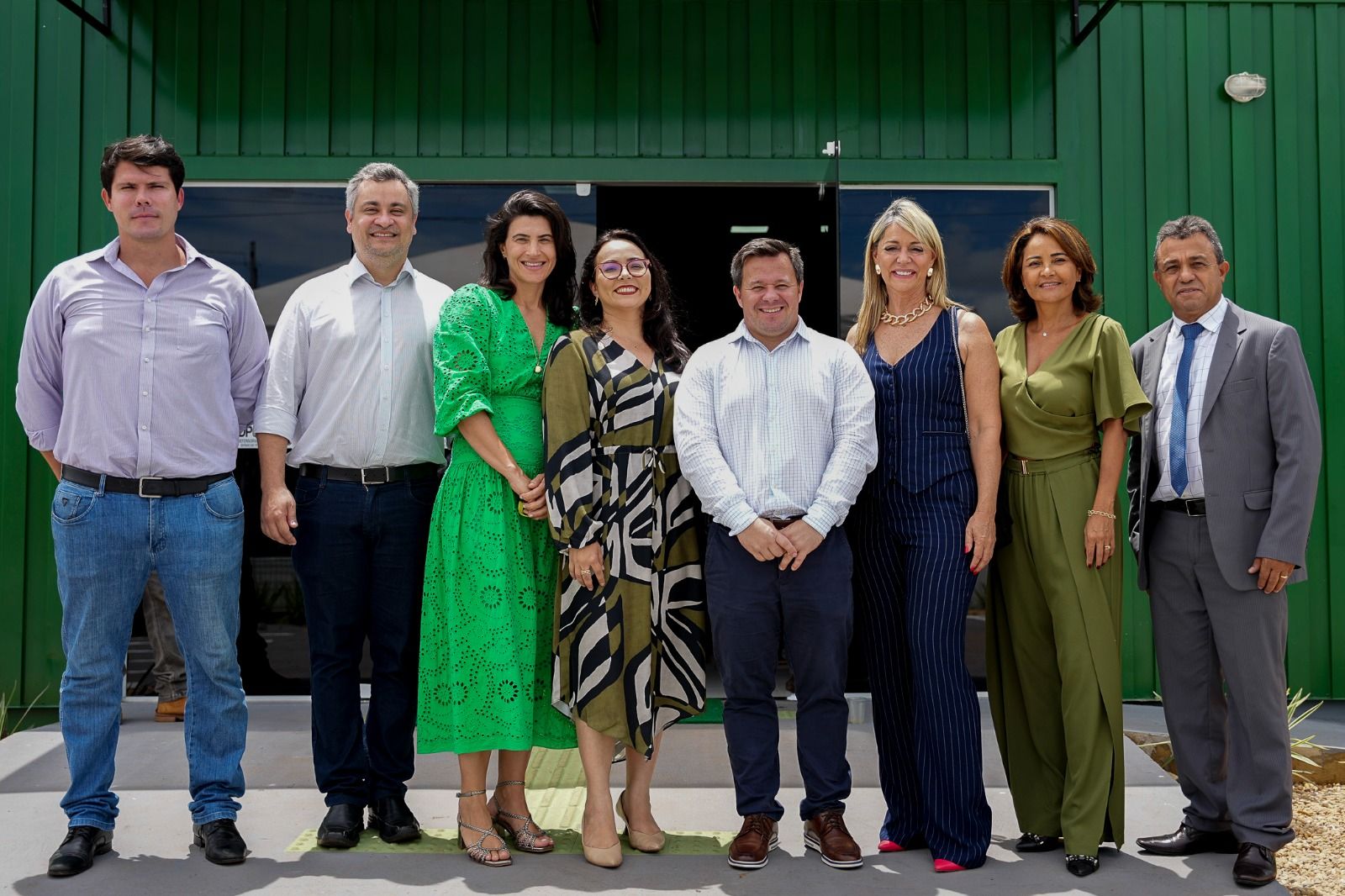 Defensoras e defensores públicos na inauguração do Econúcleo em Novo Acordo