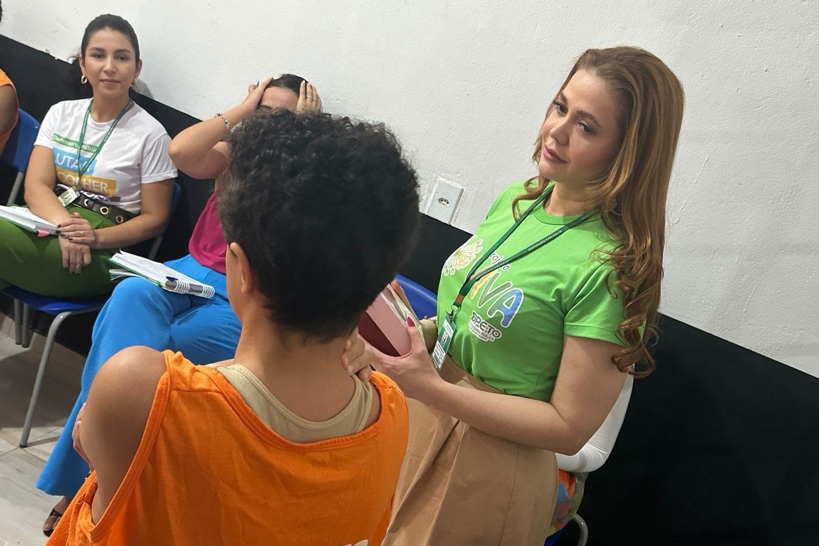Dinâmica proporcionou reflexões sobre questões relacionadas à mulher e o dia a dia no cárcere