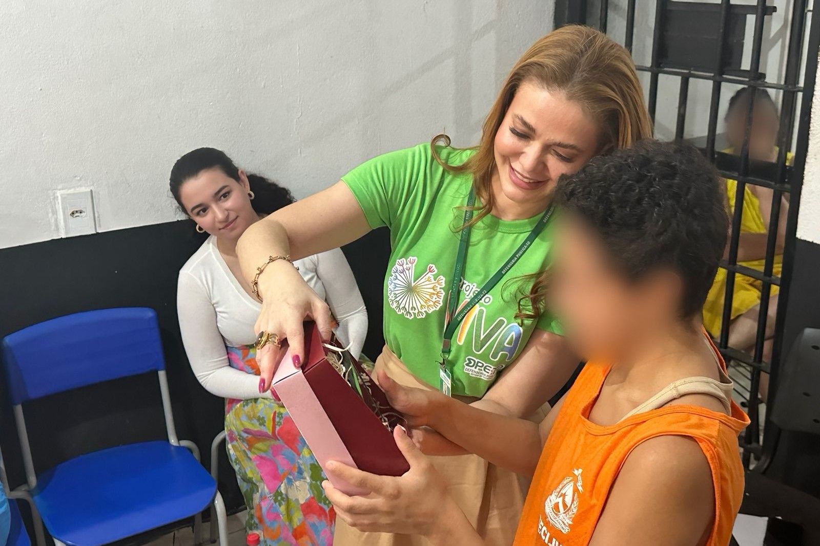 Dinâmica buscou que cada mulher olhasse um pouco para si