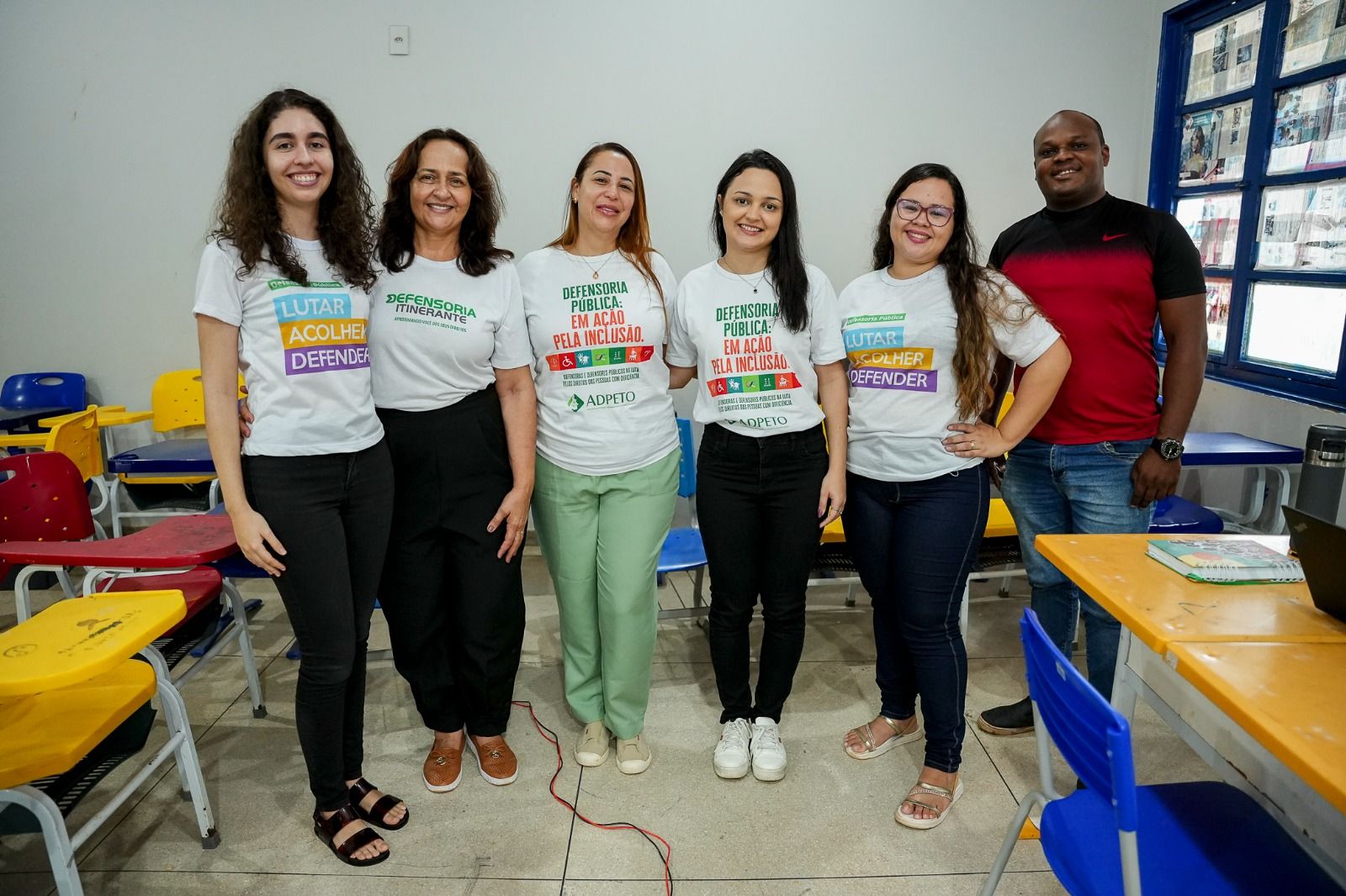 Equipe da DPE-TO que participou da ação no setor Taquari