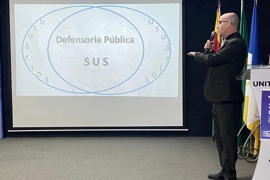 Sandro Ferreira falou sobre a atuação da Defensoria Pública e o impacto positivo não apenas para os assistidos usuários, mas todos os operadores do SUS