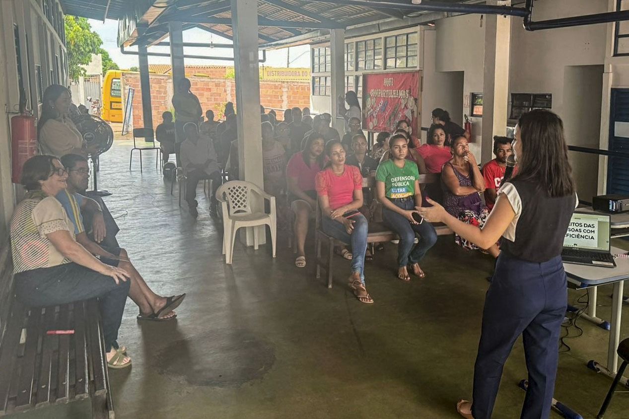 Palestra na Apae de Ponto Alta do Tocantins