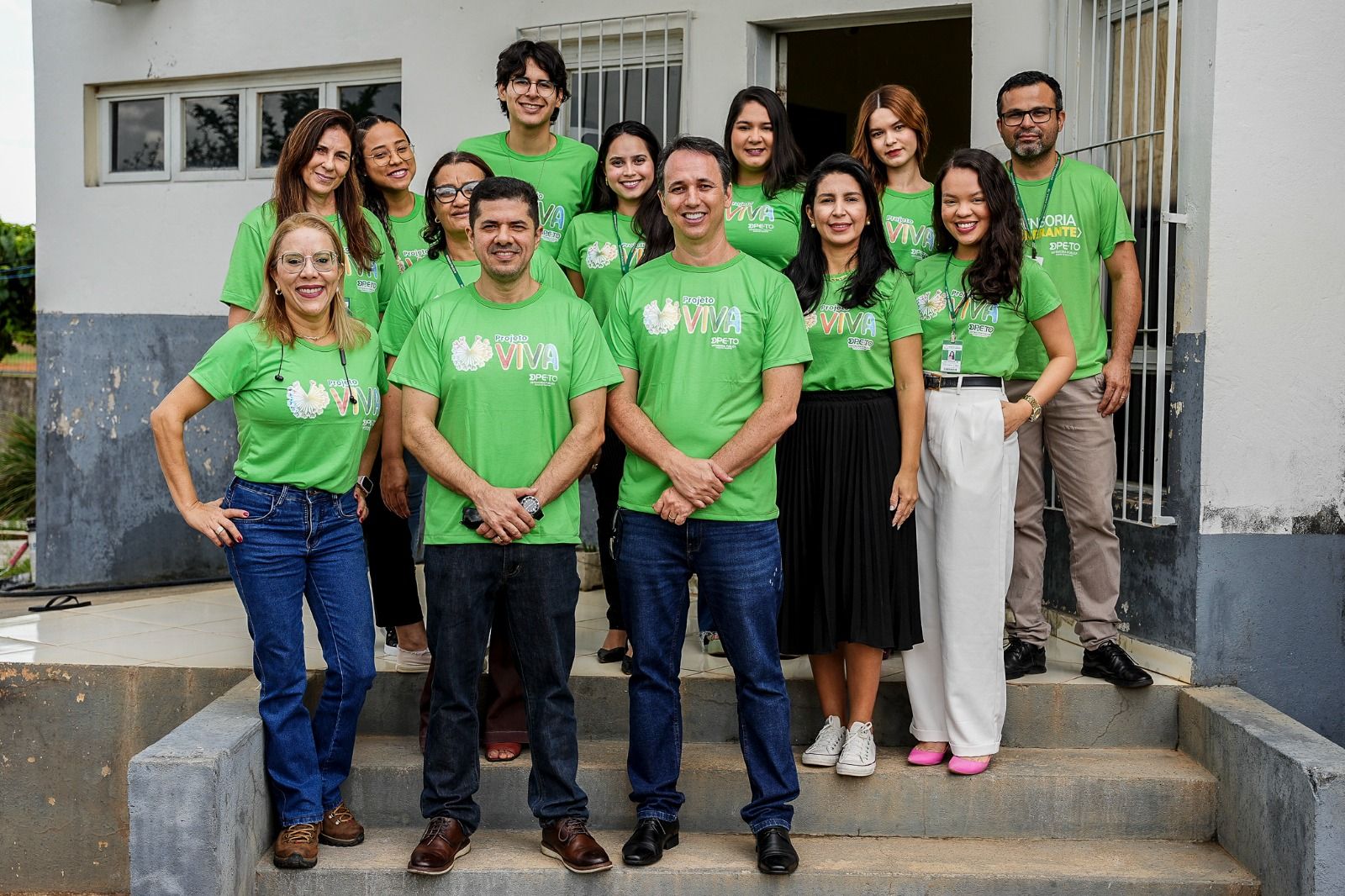 Equipe da Defensoria Pública que atuou na ação na UPF em Talismã