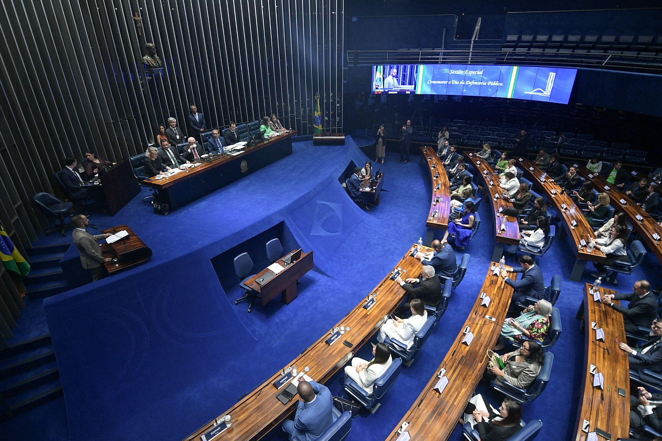 Sessão solene no Senado pelo Dia Nacional da Defensoria Pública