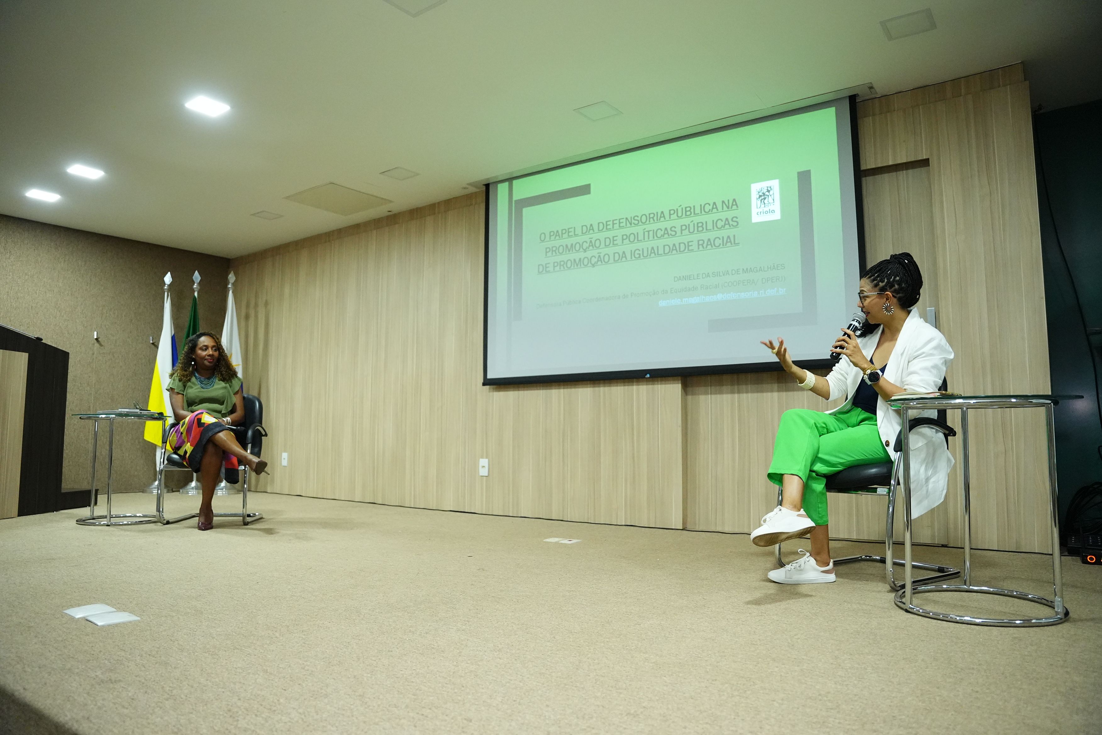 Debate sobre o "Papel da Defensoria Pública na Promoção de Políticas Públicas da Igualdade Racial"
