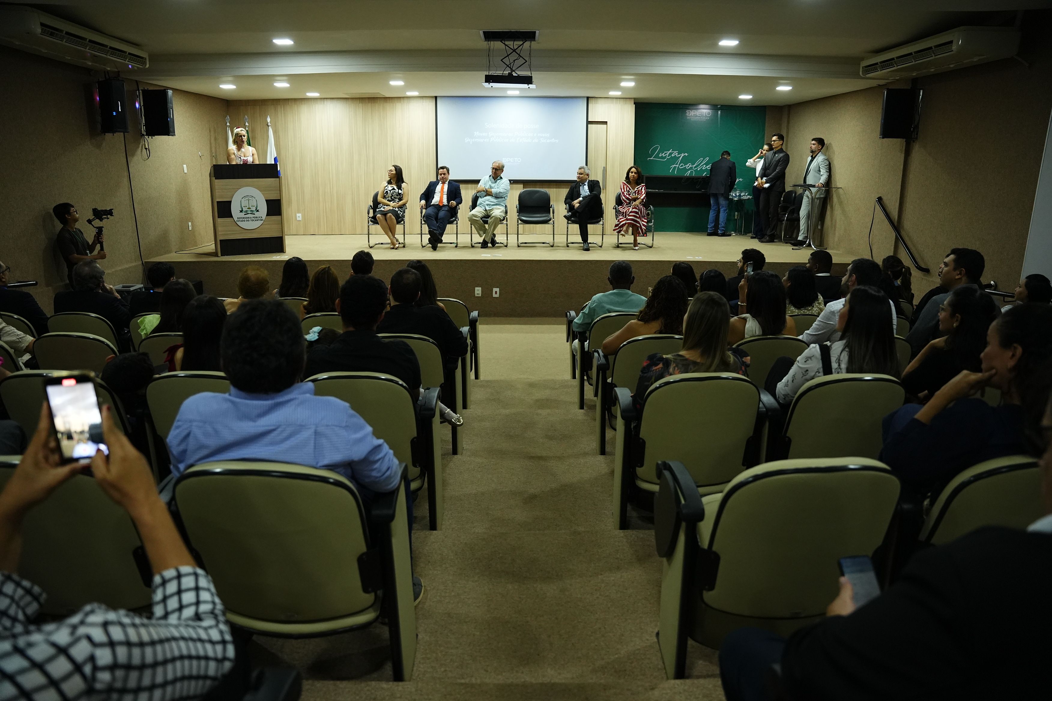 solenidade realizada no auditório “Defensora Pública Sueli Moleiro”, sede de Palmas