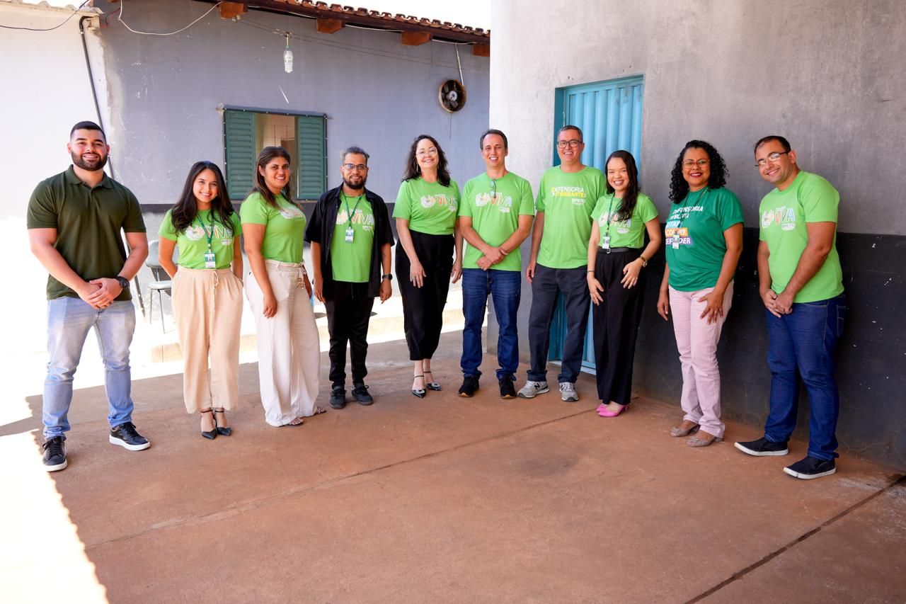 Equipe da Defensoria Pública que atuou no mutirão de atendimento